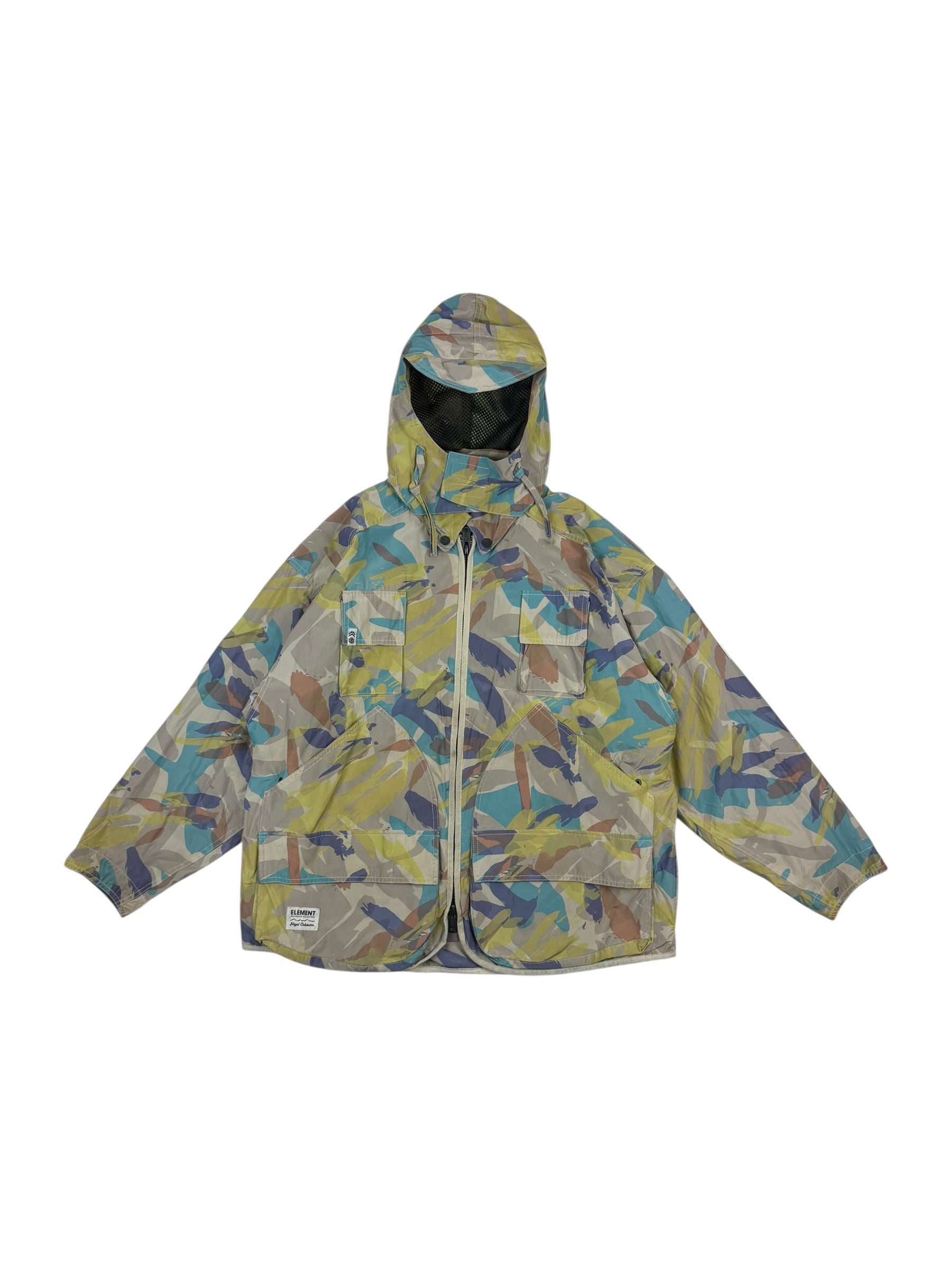 Nigel Cabourn Element Abstract Camo Alder Hunting Parka