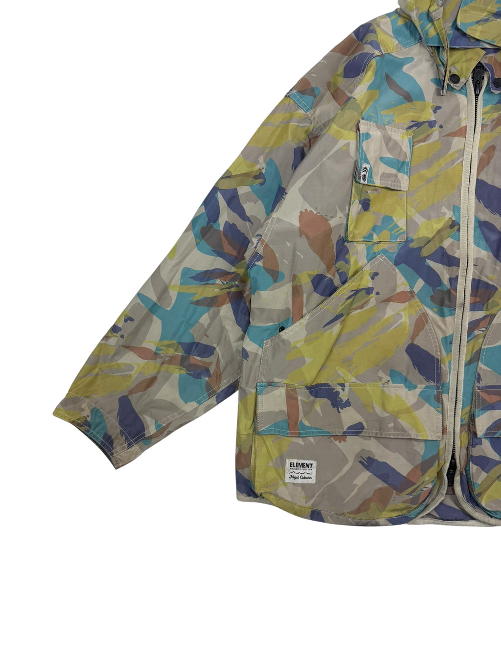 Nigel Cabourn Element Abstract Camo Alder Hunting Parka