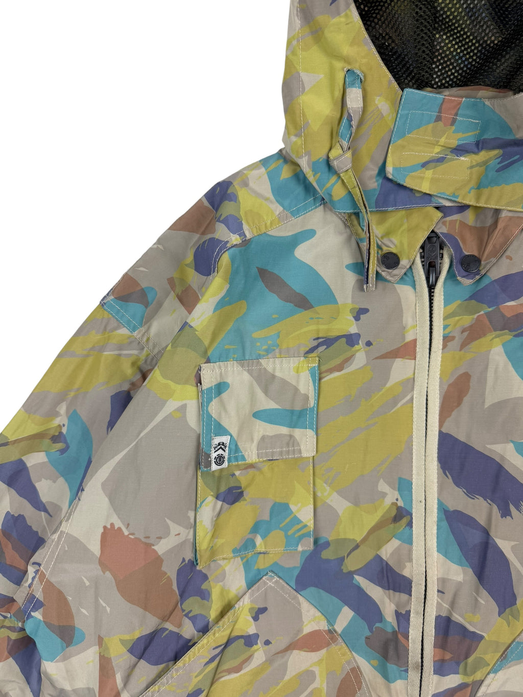 Nigel Cabourn Element Abstract Camo Alder Hunting Parka