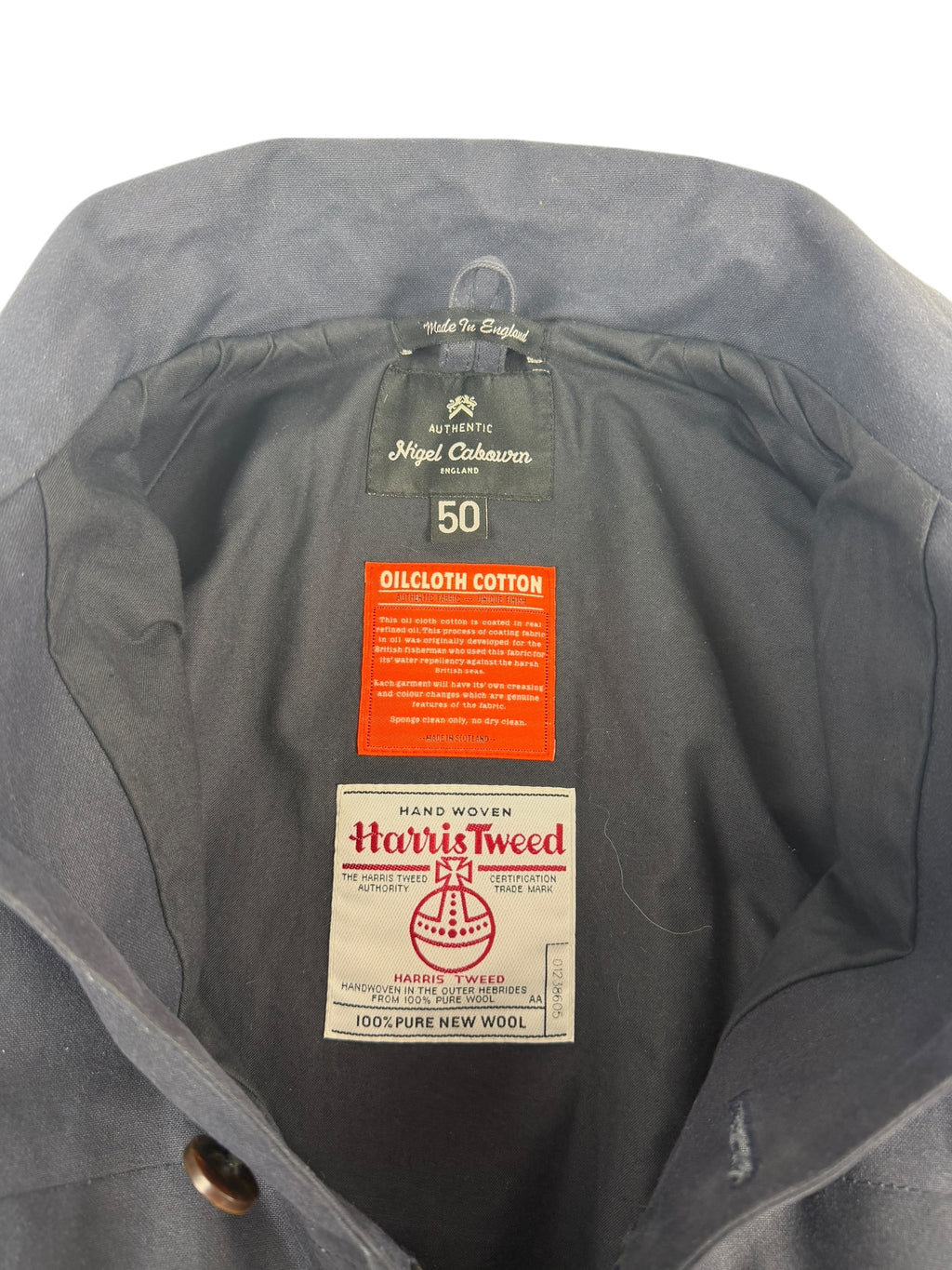 Nigel Cabourn Authentic Cameraman Harris Tweed Jacket