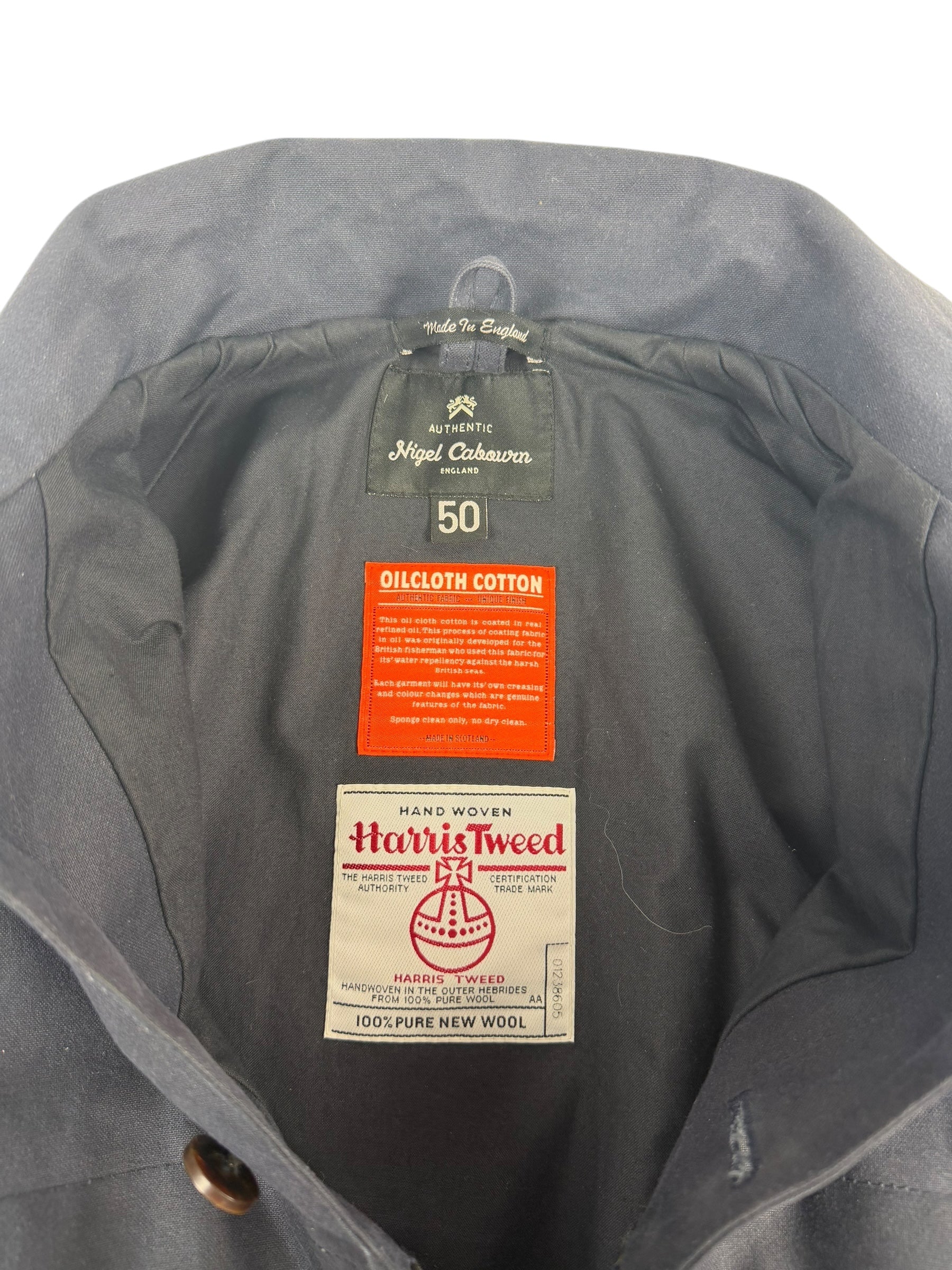 Nigel Cabourn Authentic Cameraman Harris Tweed Jacket