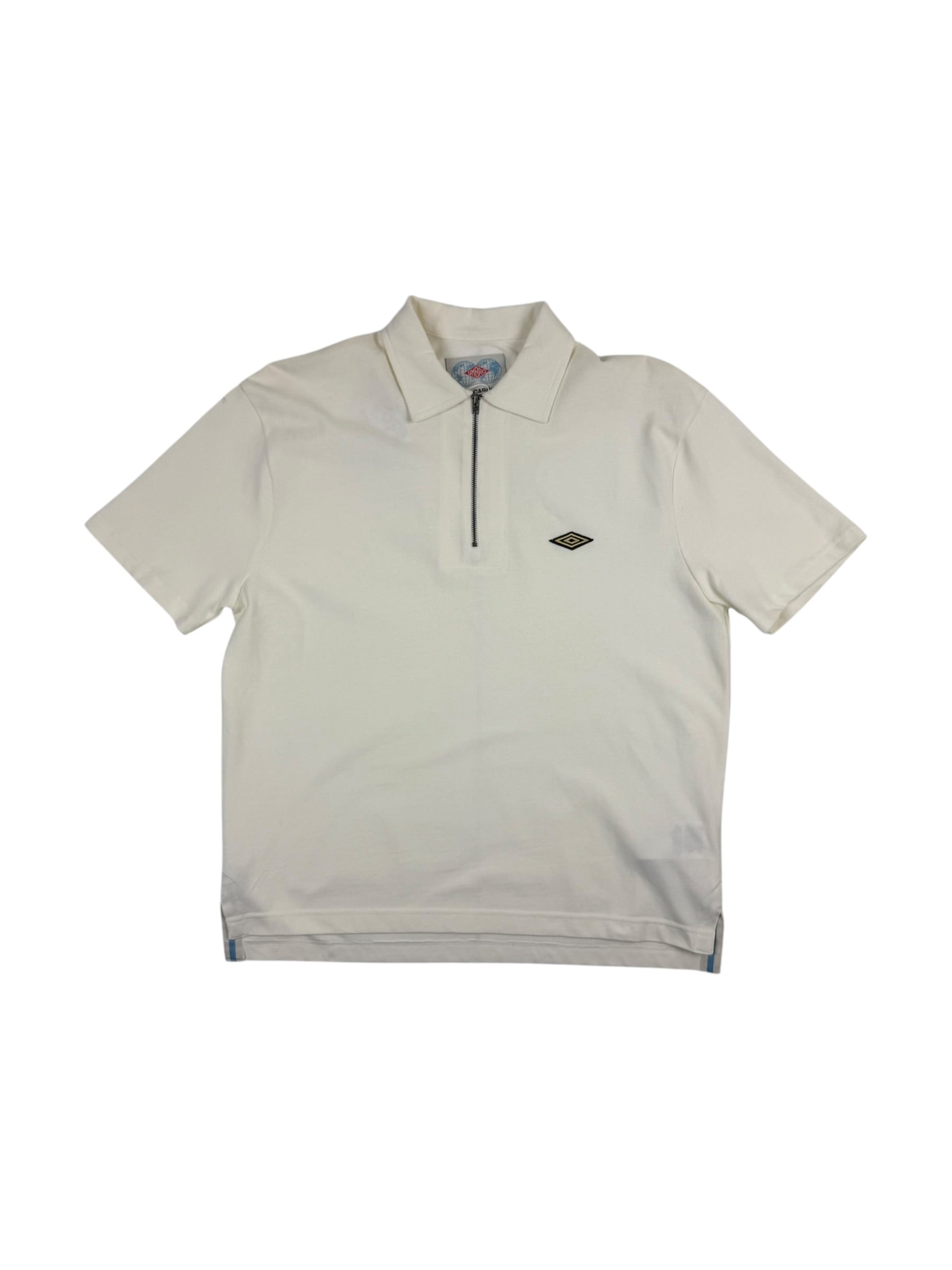 Nigel Cabourn Umbro Half Zip Polo Shirt