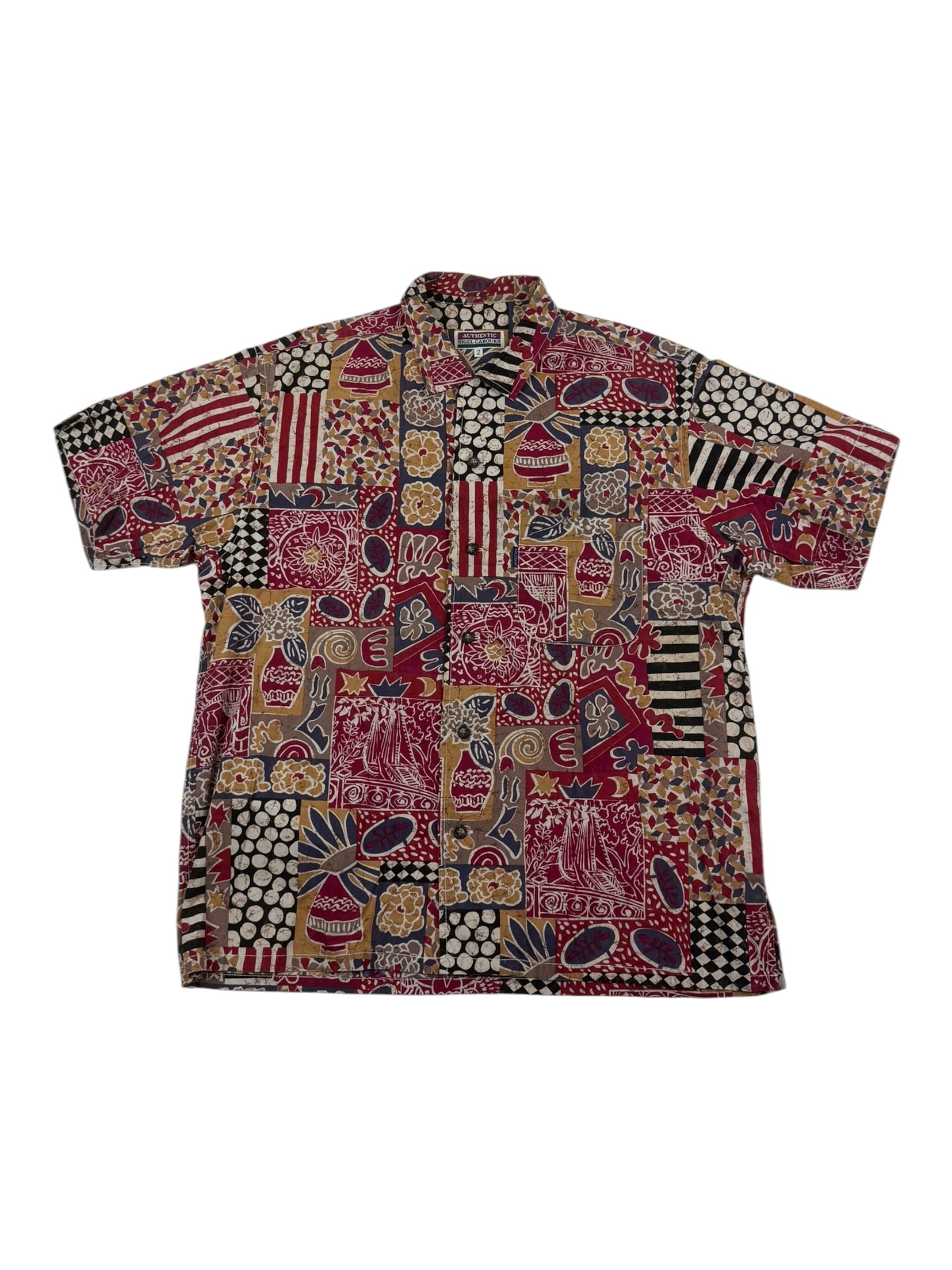 Nigel Cabourn 1990s Crazy Pattern Shirt