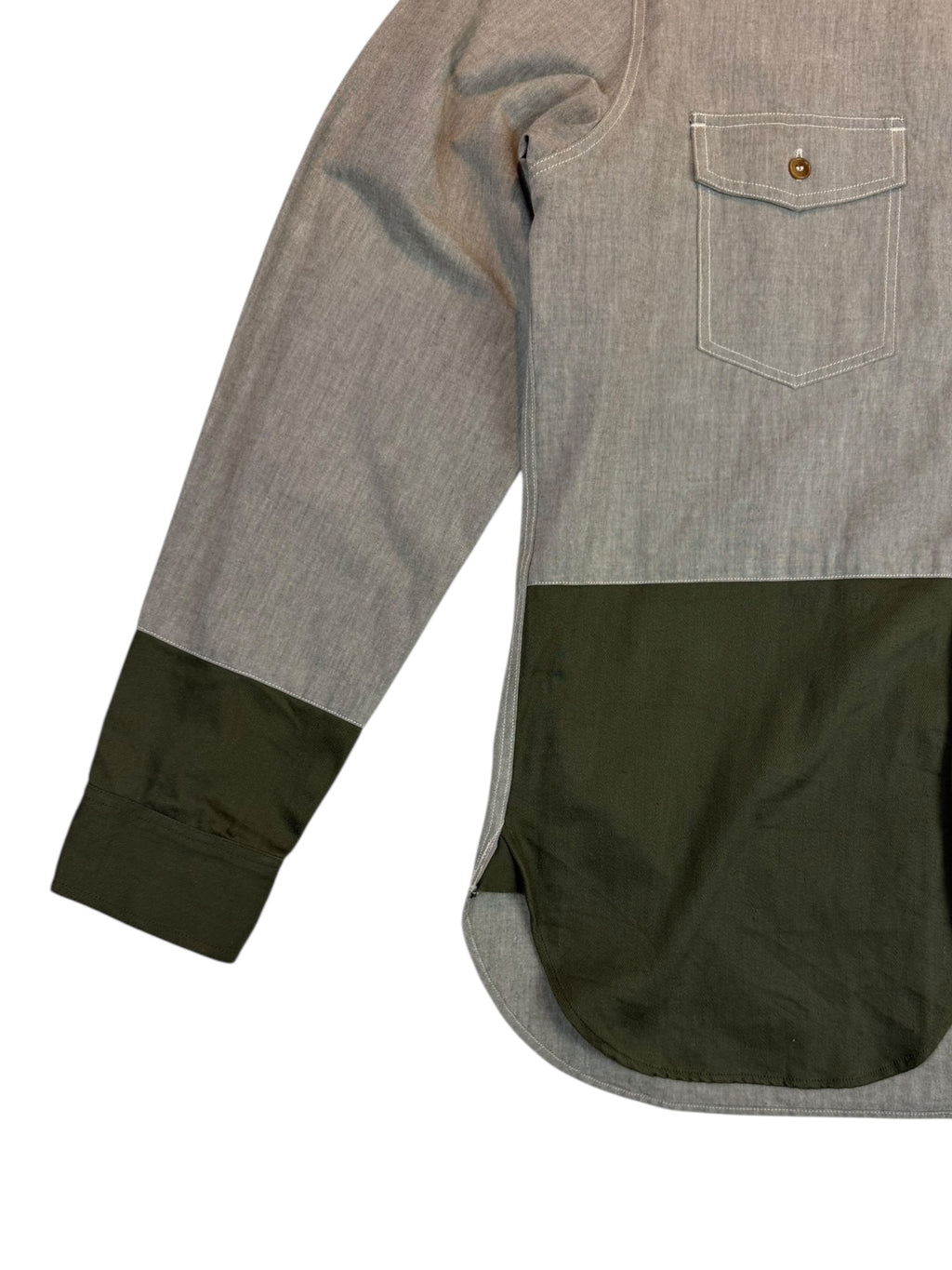 Nigel Cabourn Mainline Utility Two Tone Overshirt