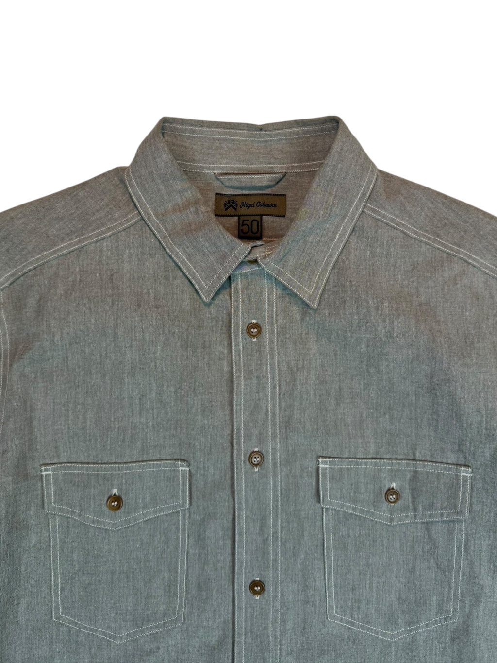 Nigel Cabourn Mainline Utility Two Tone Overshirt