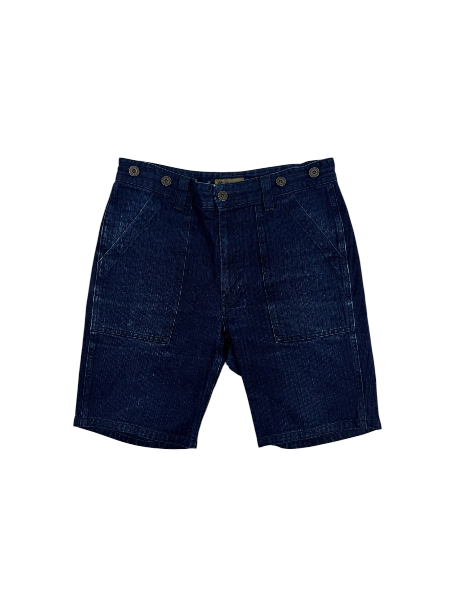 Nigel Cabourn Mainline Indigo Shorts