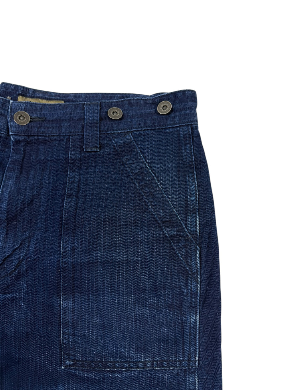 Nigel Cabourn Mainline Indigo Shorts