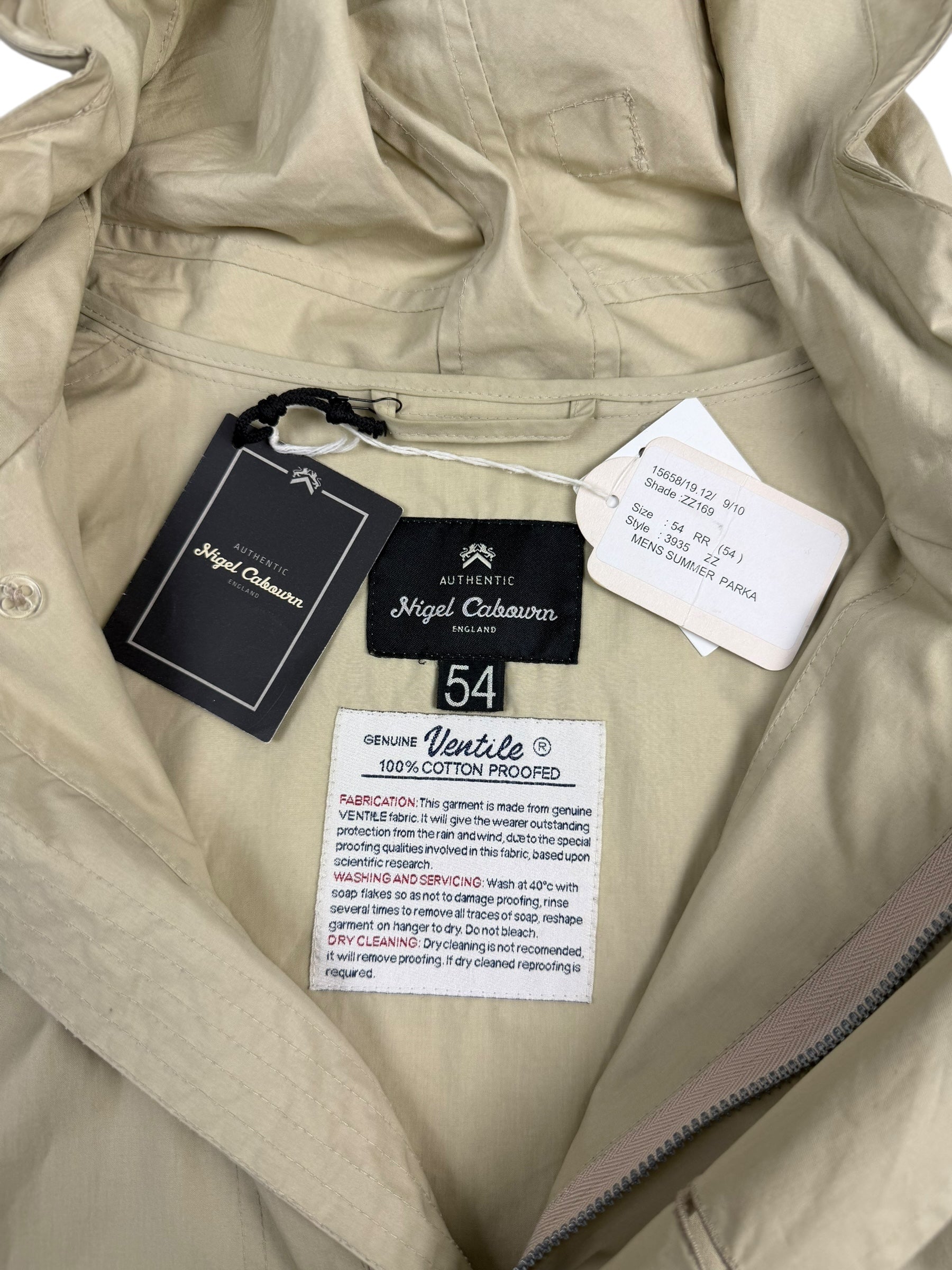 Nigel Cabourn Authentic Ventile Limited Edition Parka