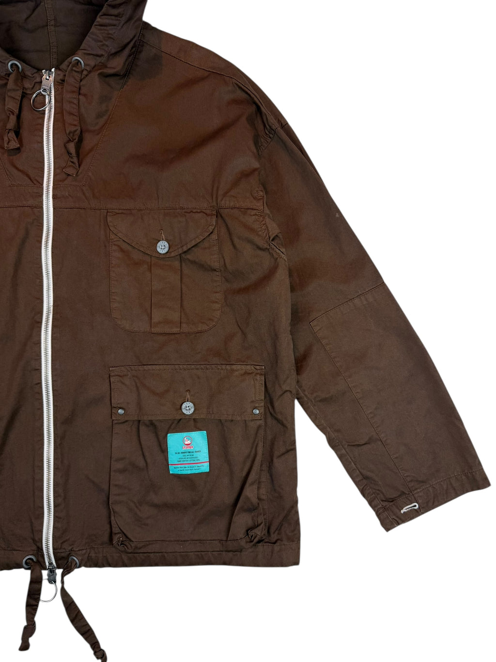 Nigel Cabourn Lybro British Army Zip Mountain Smock