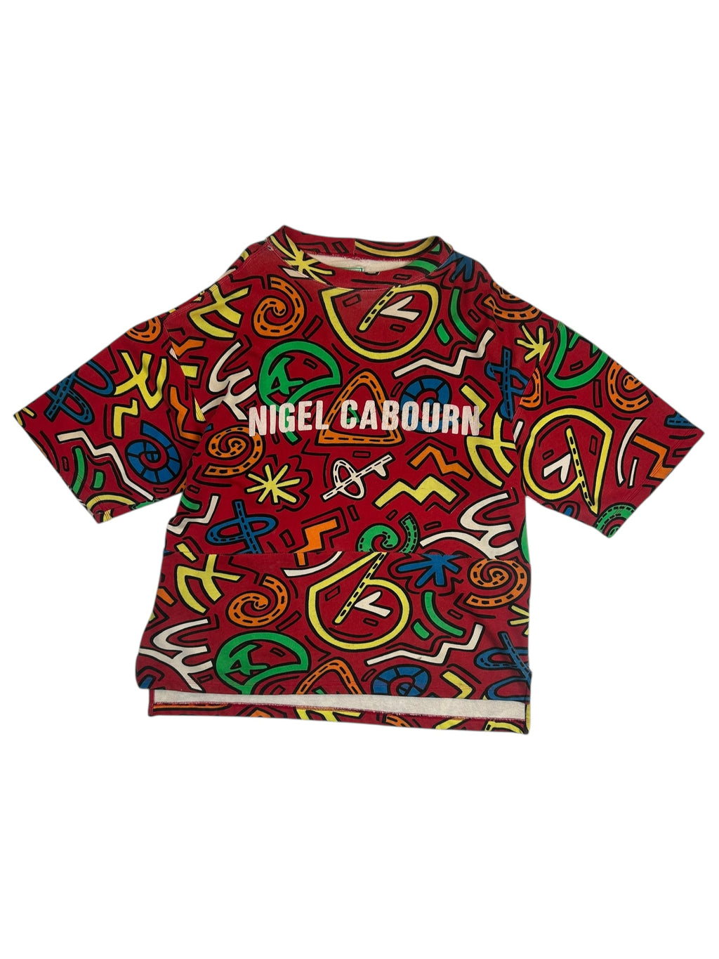 Nigel Cabourn 80s Cricket 'Crazy Print' Sweater