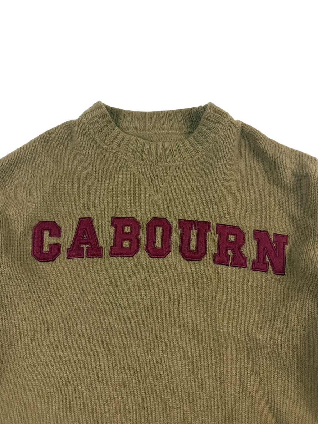 Nigel Cabourn 1990s Spell-Out Wool Sweater