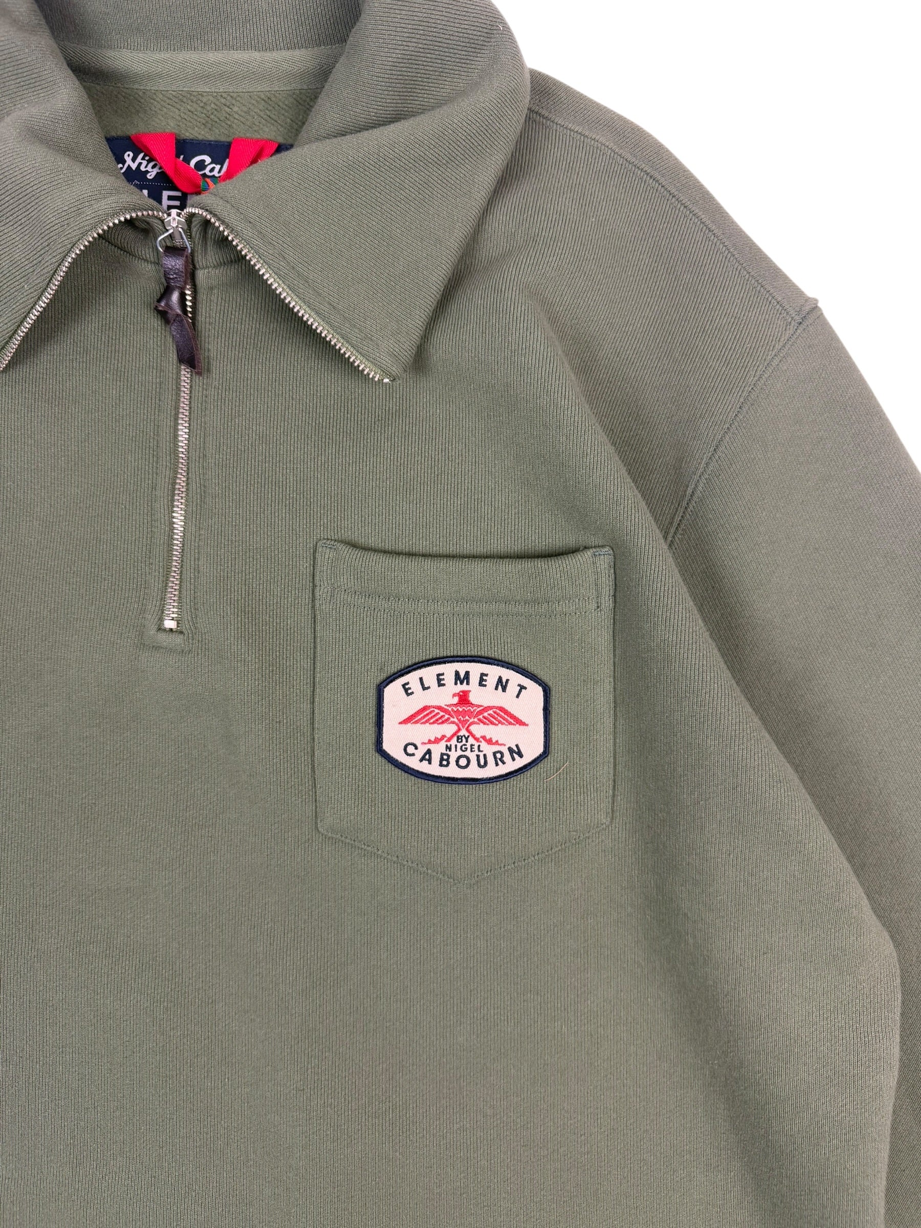 Nigel Cabourn Element Totem 1/4 Zip Sweatshirt