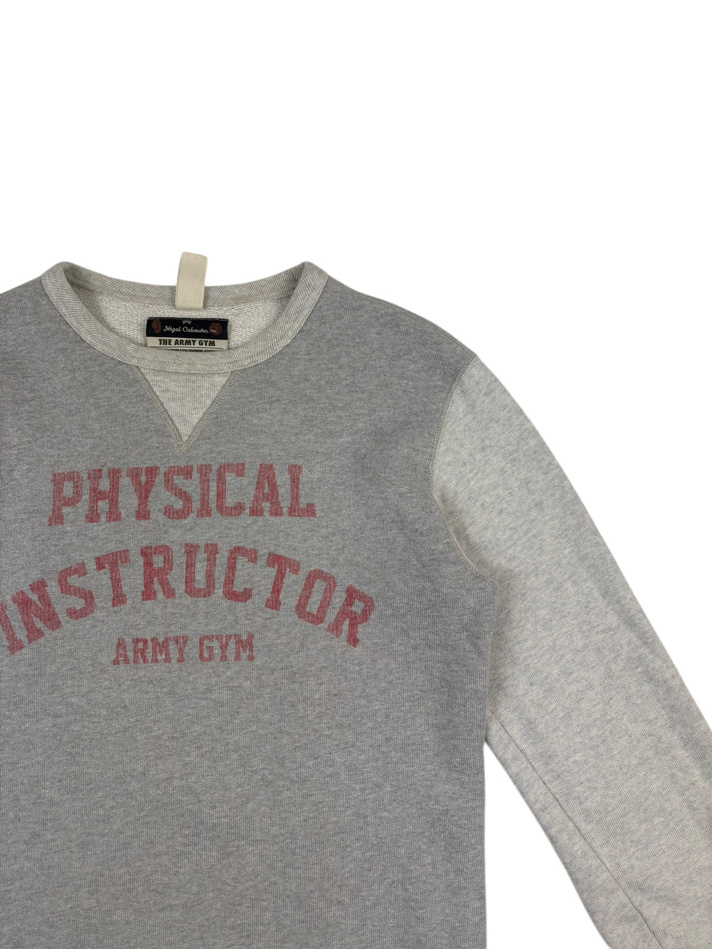 Nigel Cabourn Army Gym Printed Mélange Sweatshirt