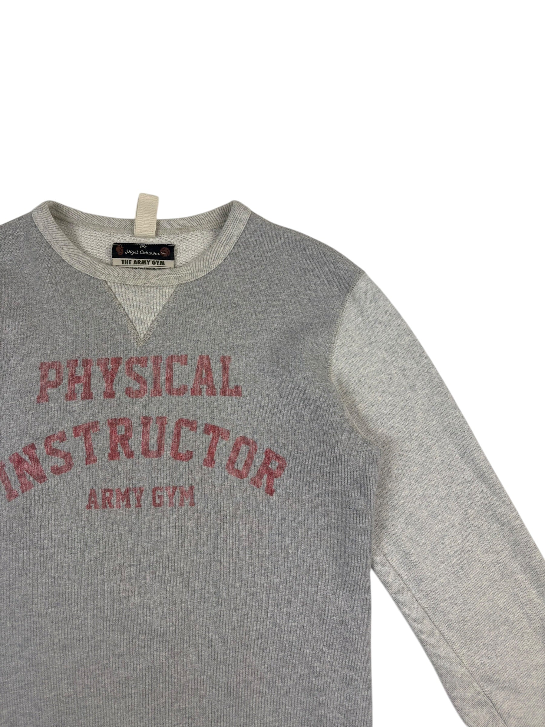 Nigel Cabourn Army Gym Printed Mélange Sweatshirt