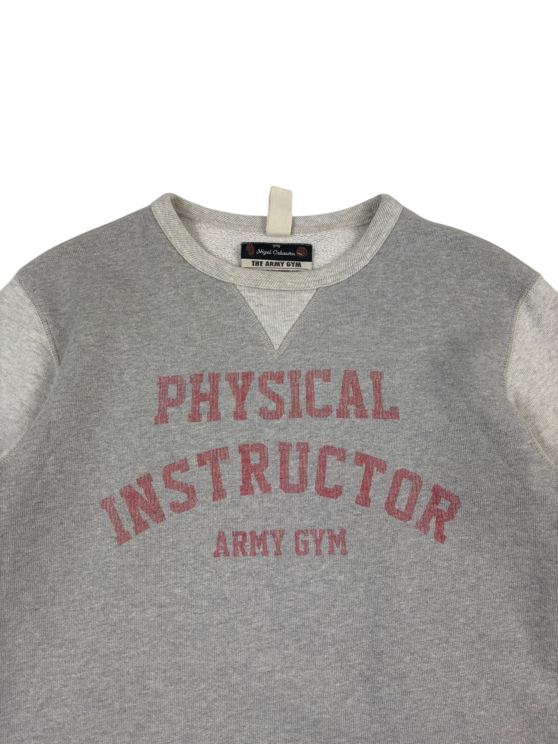 Nigel Cabourn Army Gym Printed Mélange Sweatshirt