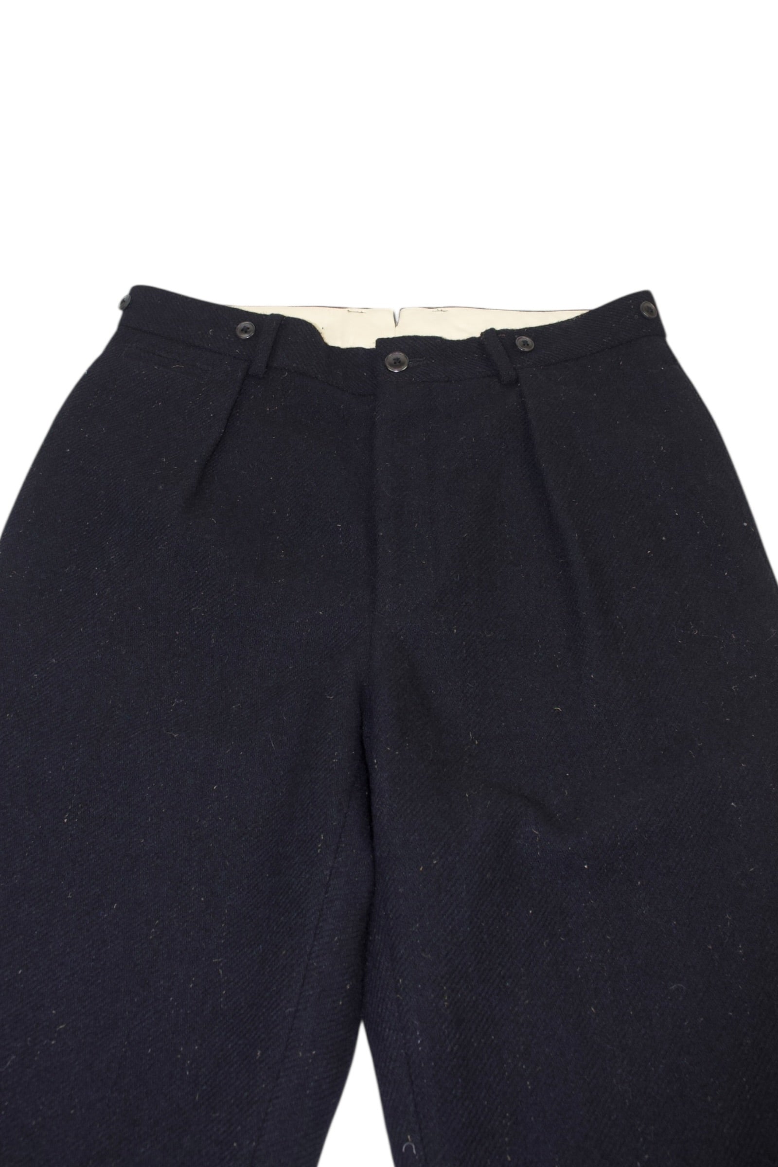 Nigel Cabourn Mainline Wool Pleated Trousers