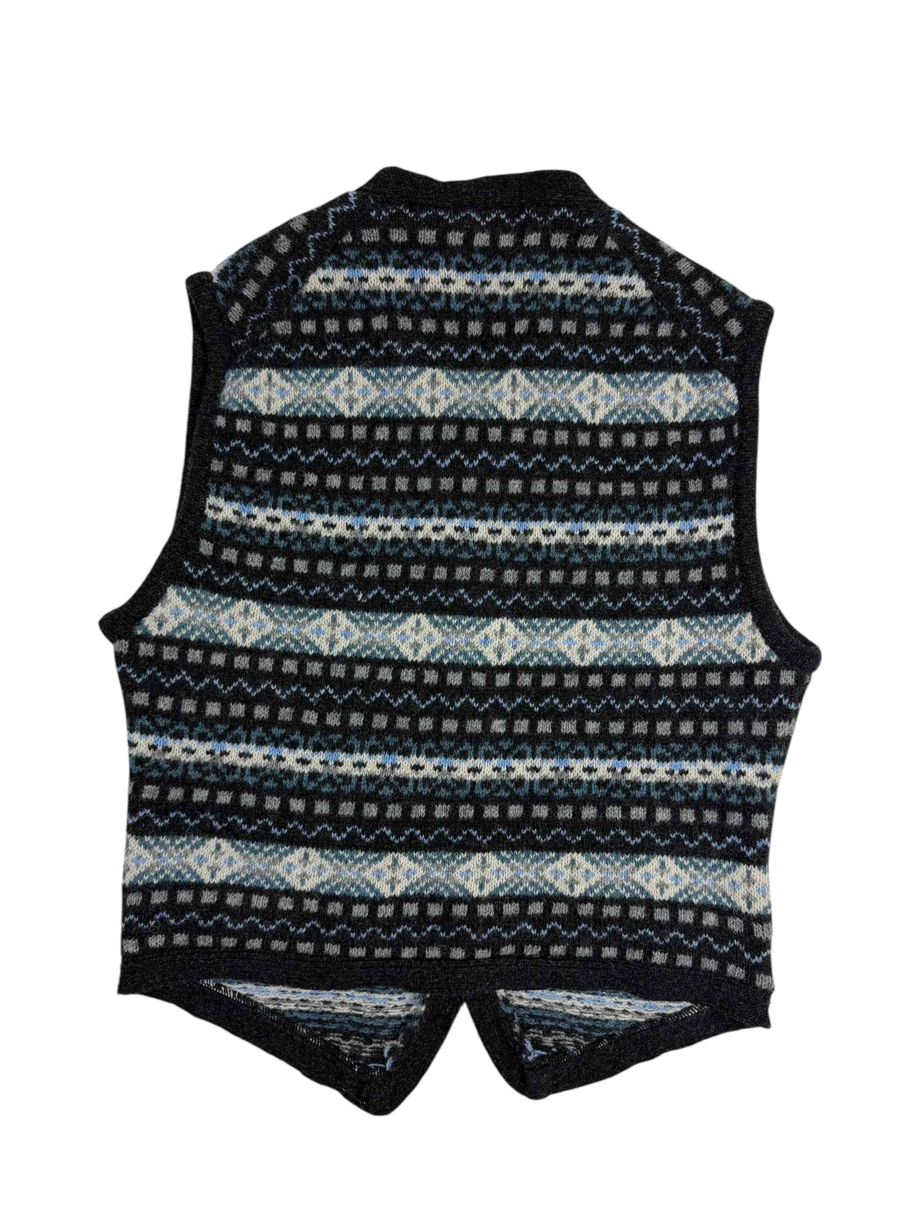 Nigel Cabourn Authentic Wool Fairisle Knit Vest
