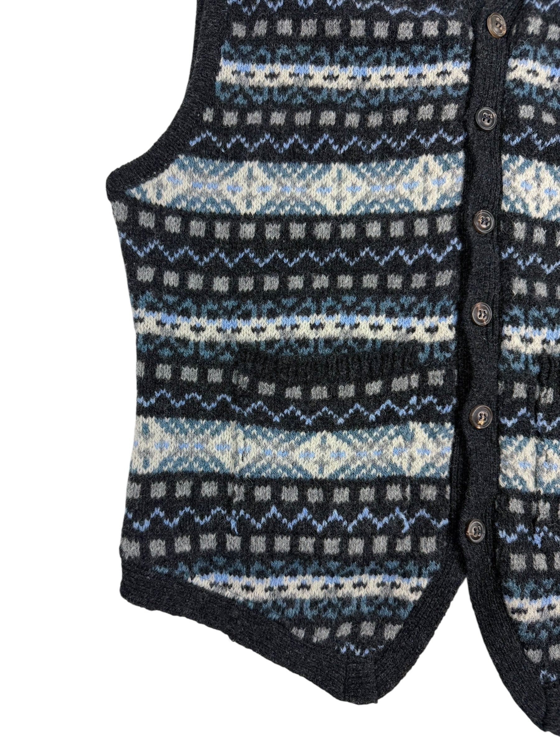 Nigel Cabourn Authentic Wool Fairisle Knit Vest