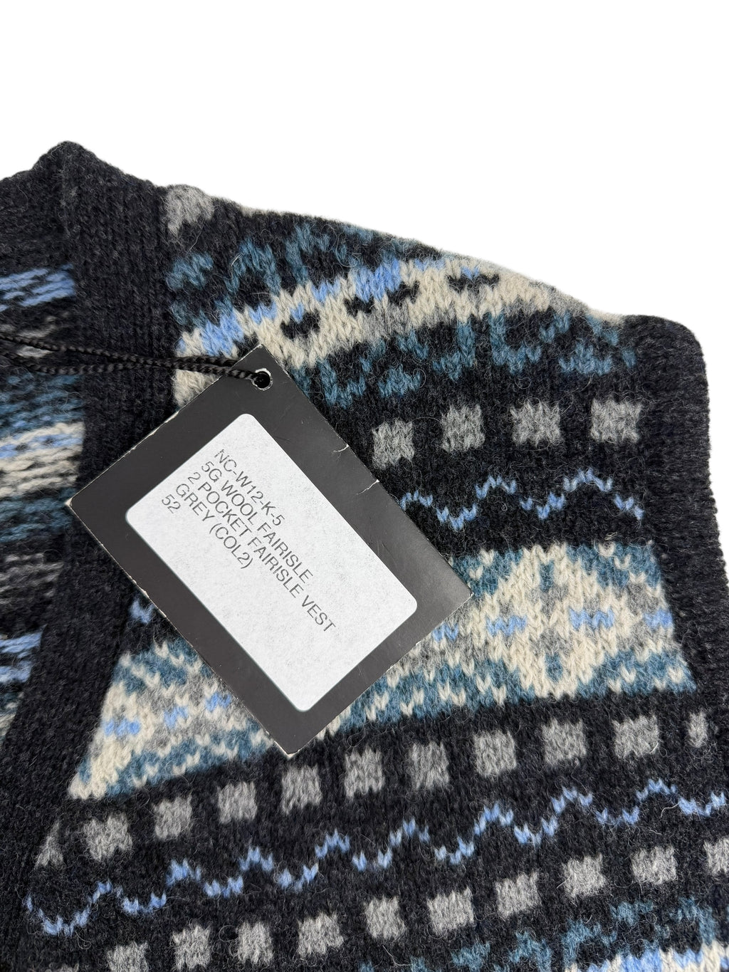 Nigel Cabourn Authentic Wool Fairisle Knit Vest