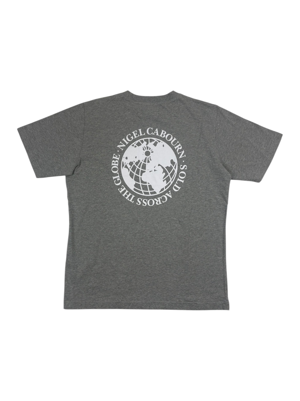 Nigel Cabourn Army Gym Globe Back Print T-Shirt