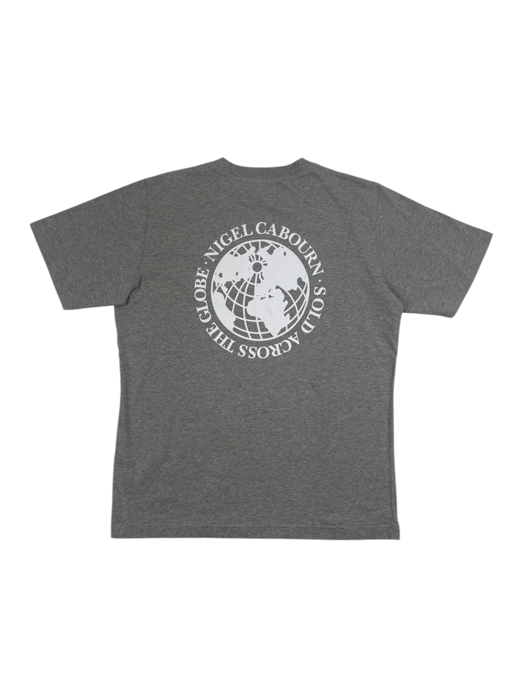 Nigel Cabourn Army Gym Globe Back Print T-Shirt