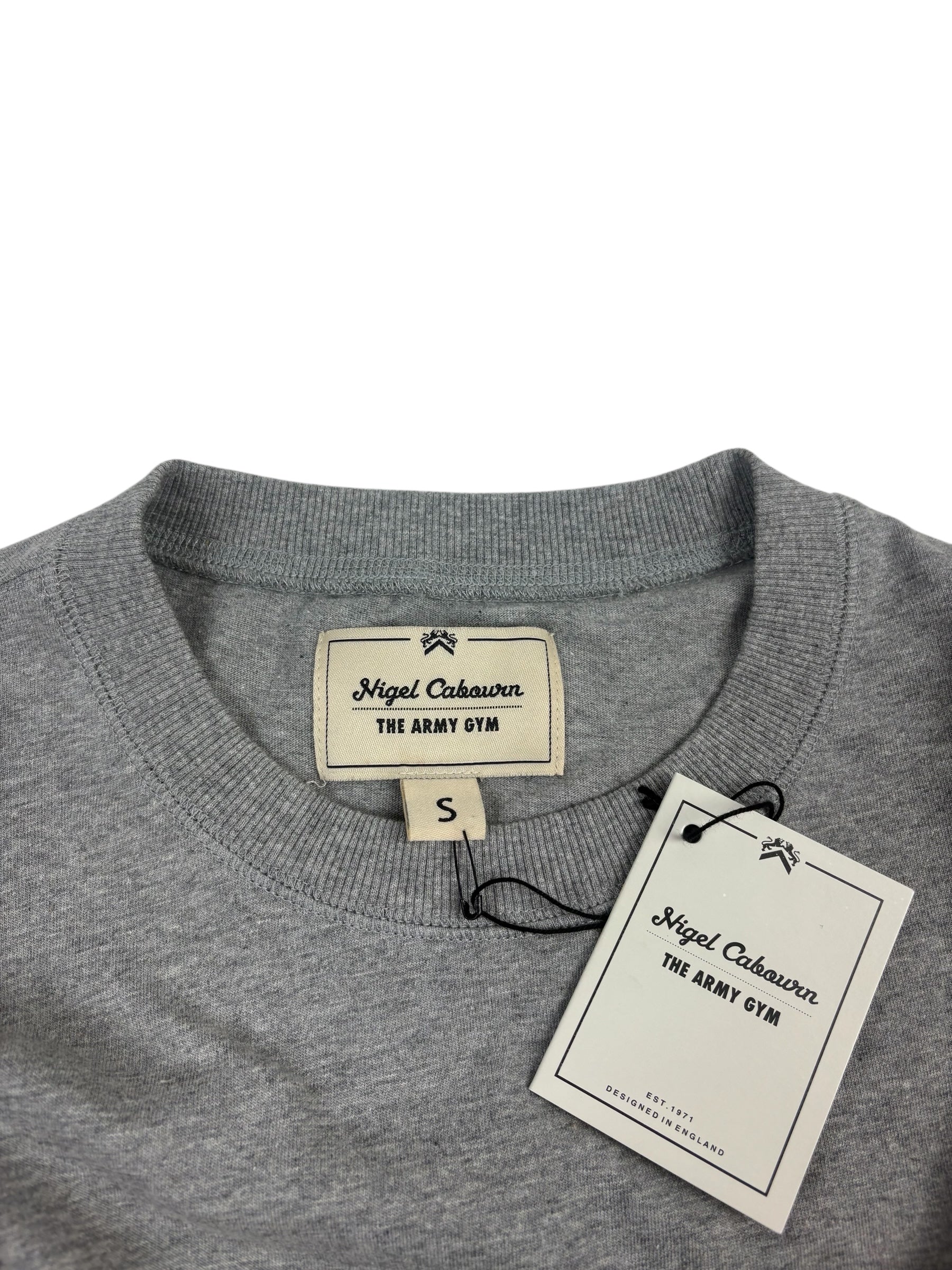 Nigel Cabourn Army Gym Globe Back Print T-Shirt