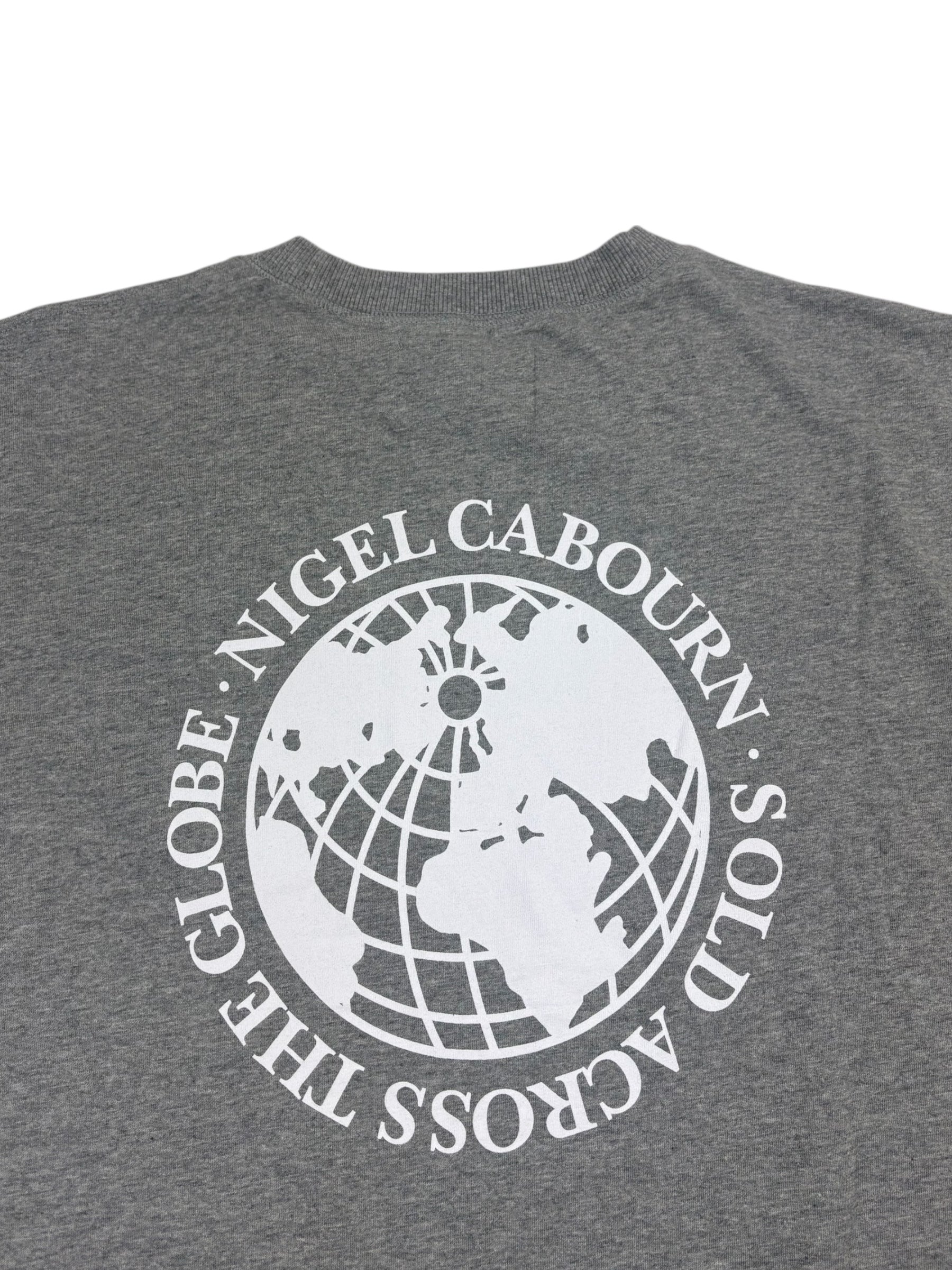 Nigel Cabourn Army Gym Globe Back Print T-Shirt