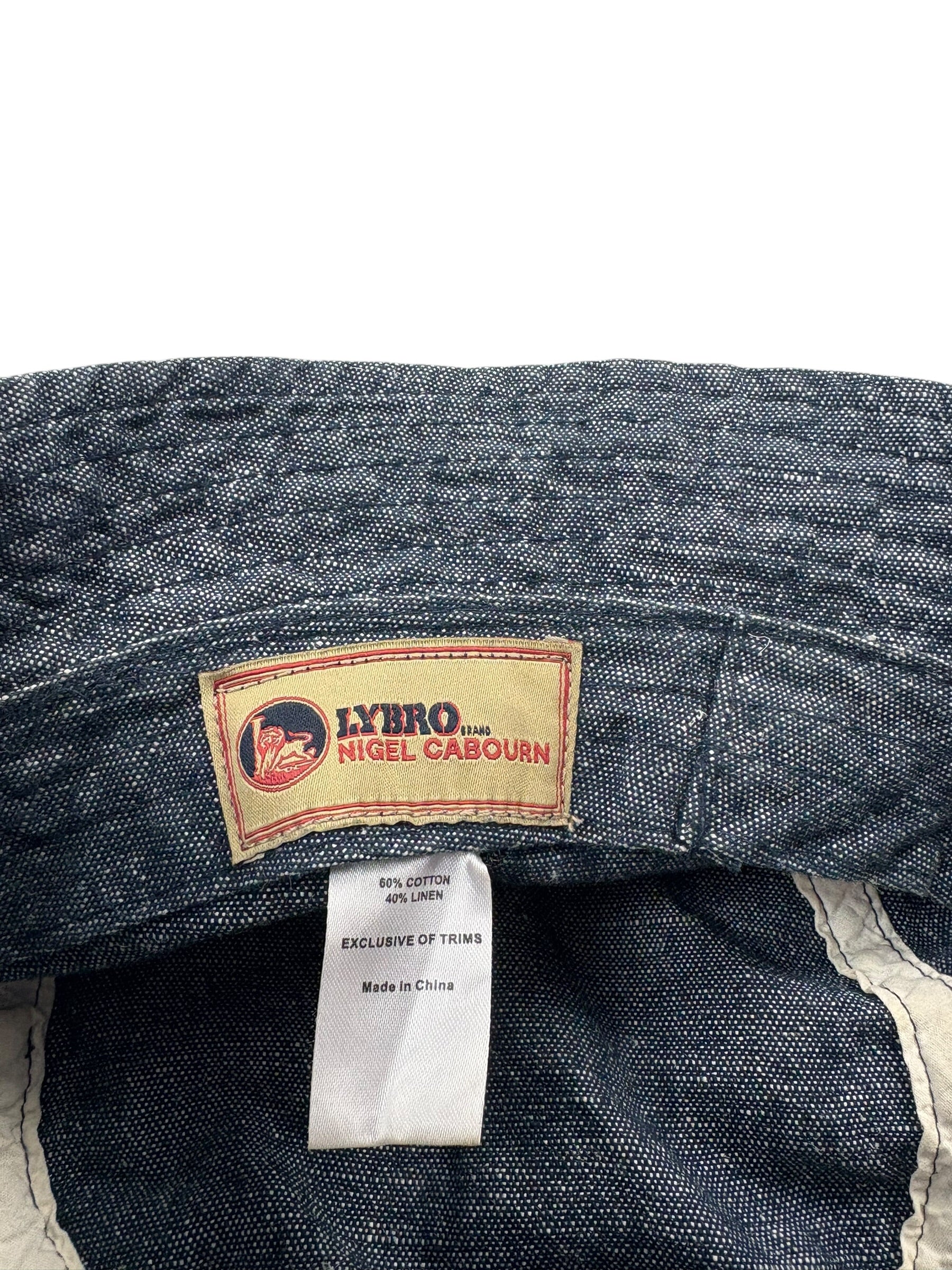 Nigel Cabourn Lybro Denim Nam Bucket Hat