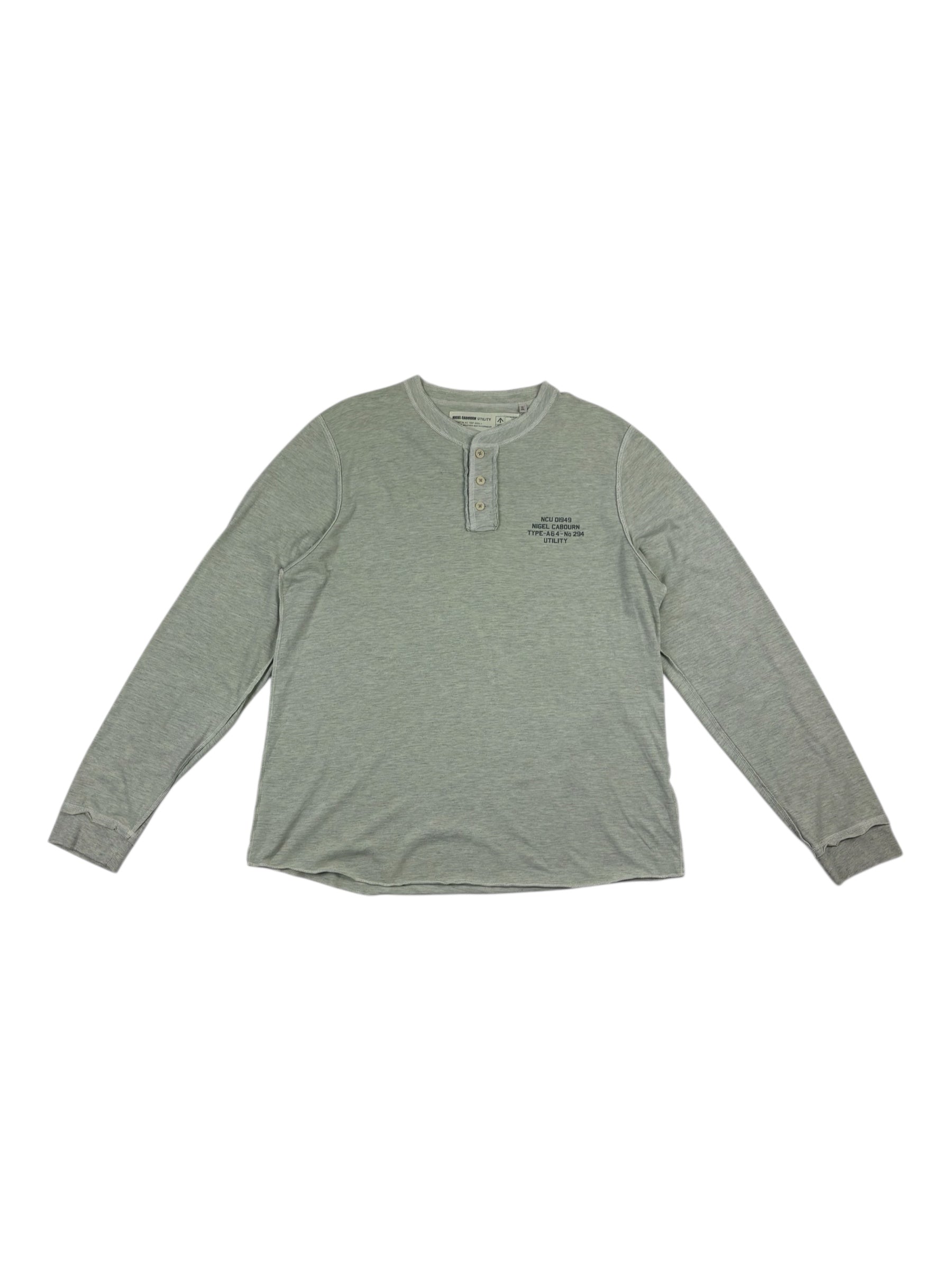 Nigel Cabourn Utility Henley LS T-Shirt