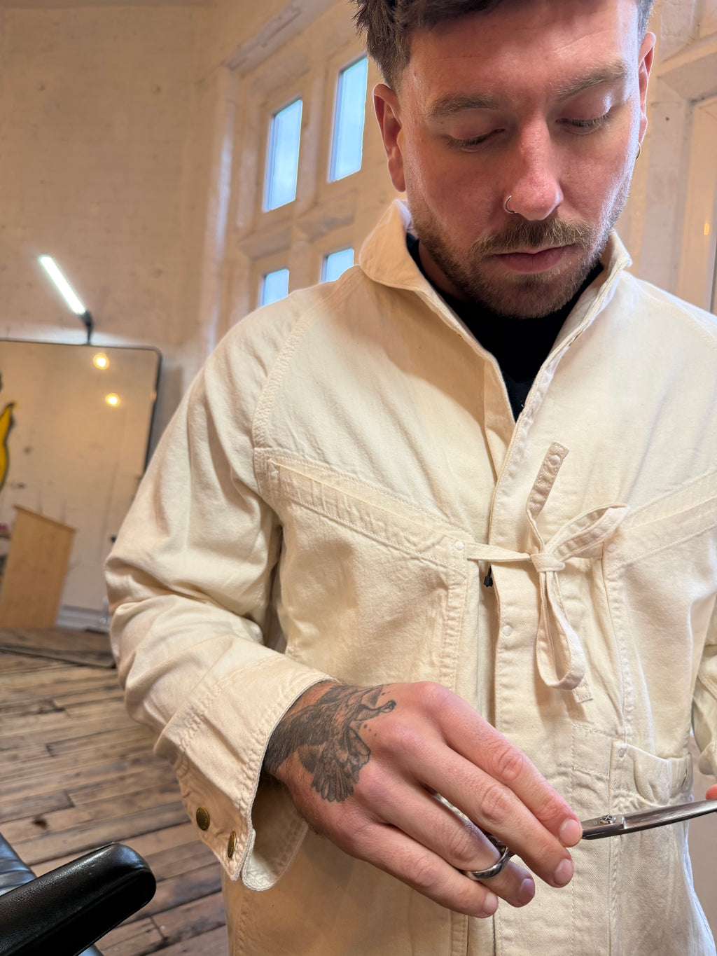 Norbit by Hiroshi Nozawa Light OZ Denim Field Chore Jacket