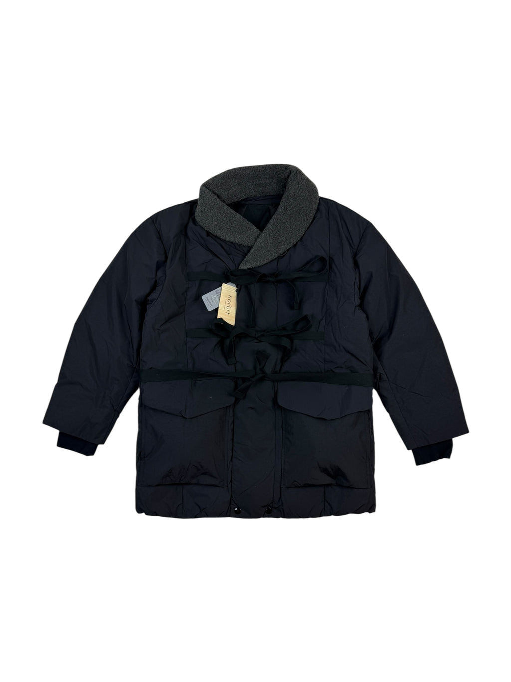 Norbit by Hiroshi Nozawa Shawl Collar Boa Down Jacket