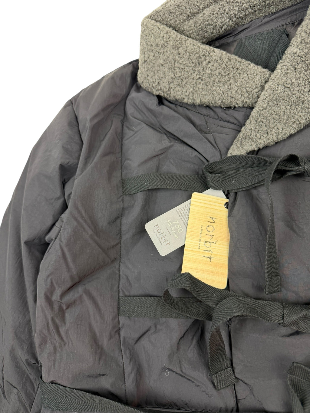 Norbit by Hiroshi Nozawa Shawl Collar Boa Down Jacket