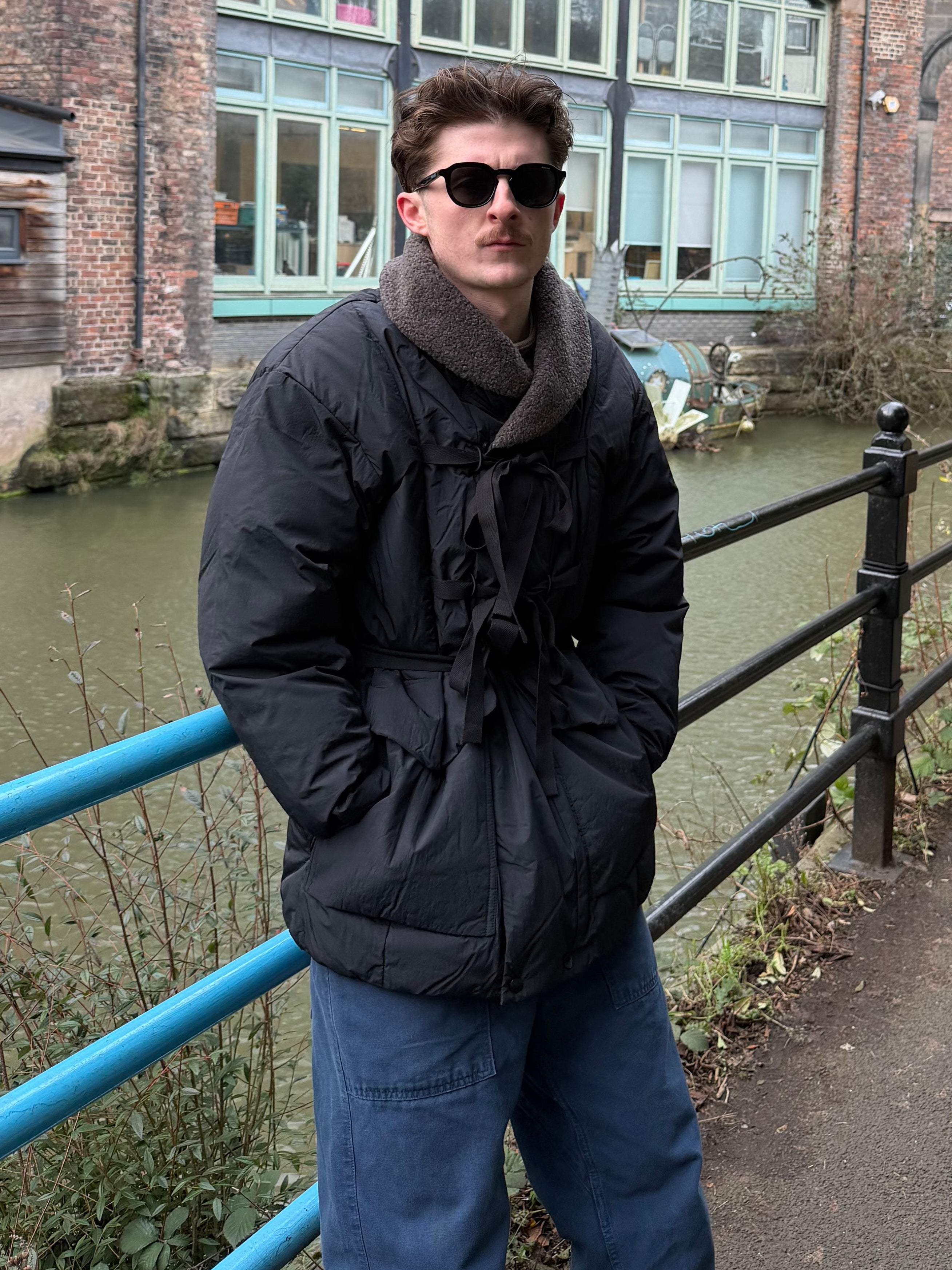 Norbit by Hiroshi Nozawa Shawl Collar Boa Down Jacket