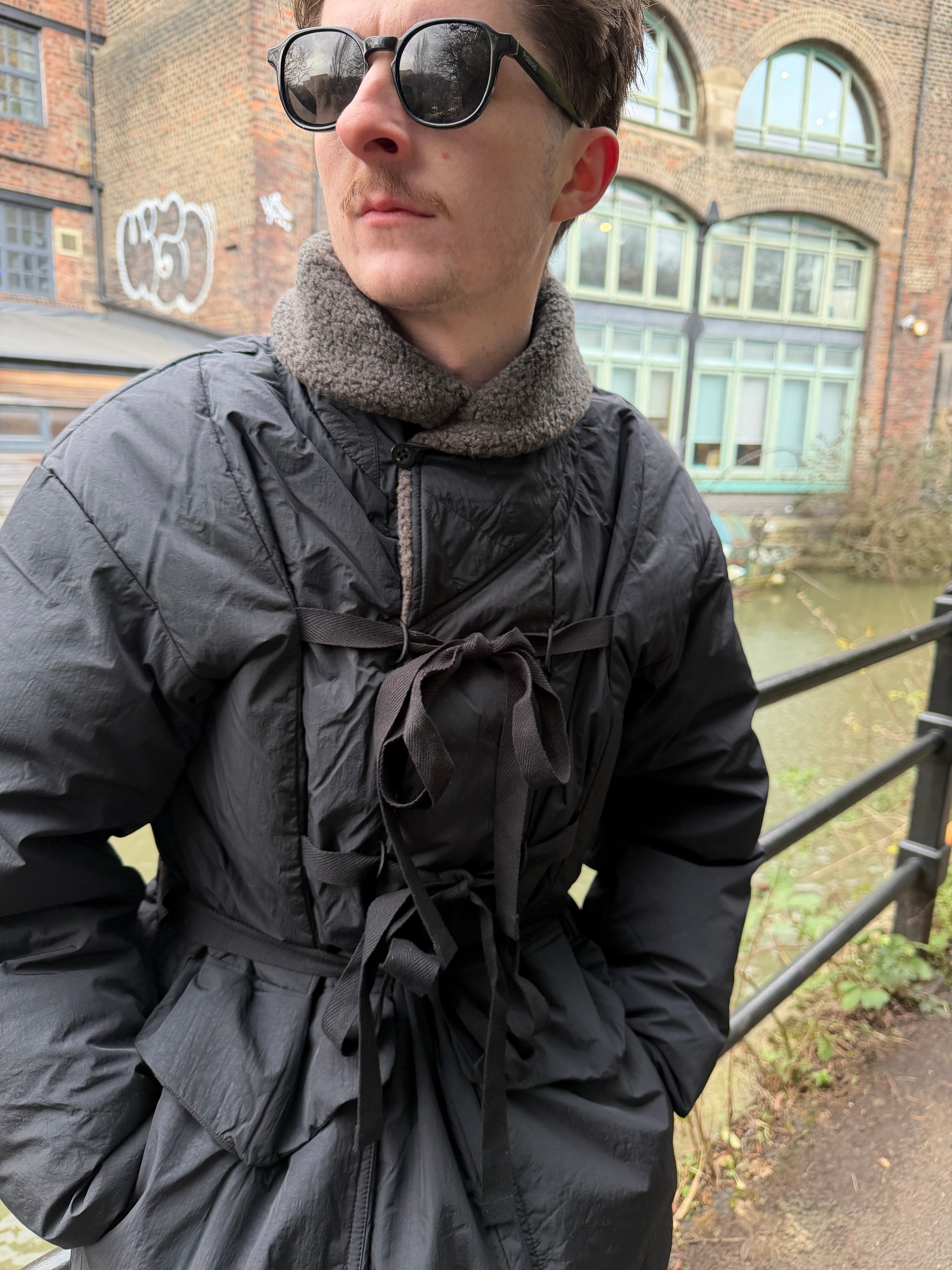 Norbit by Hiroshi Nozawa Shawl Collar Boa Down Jacket