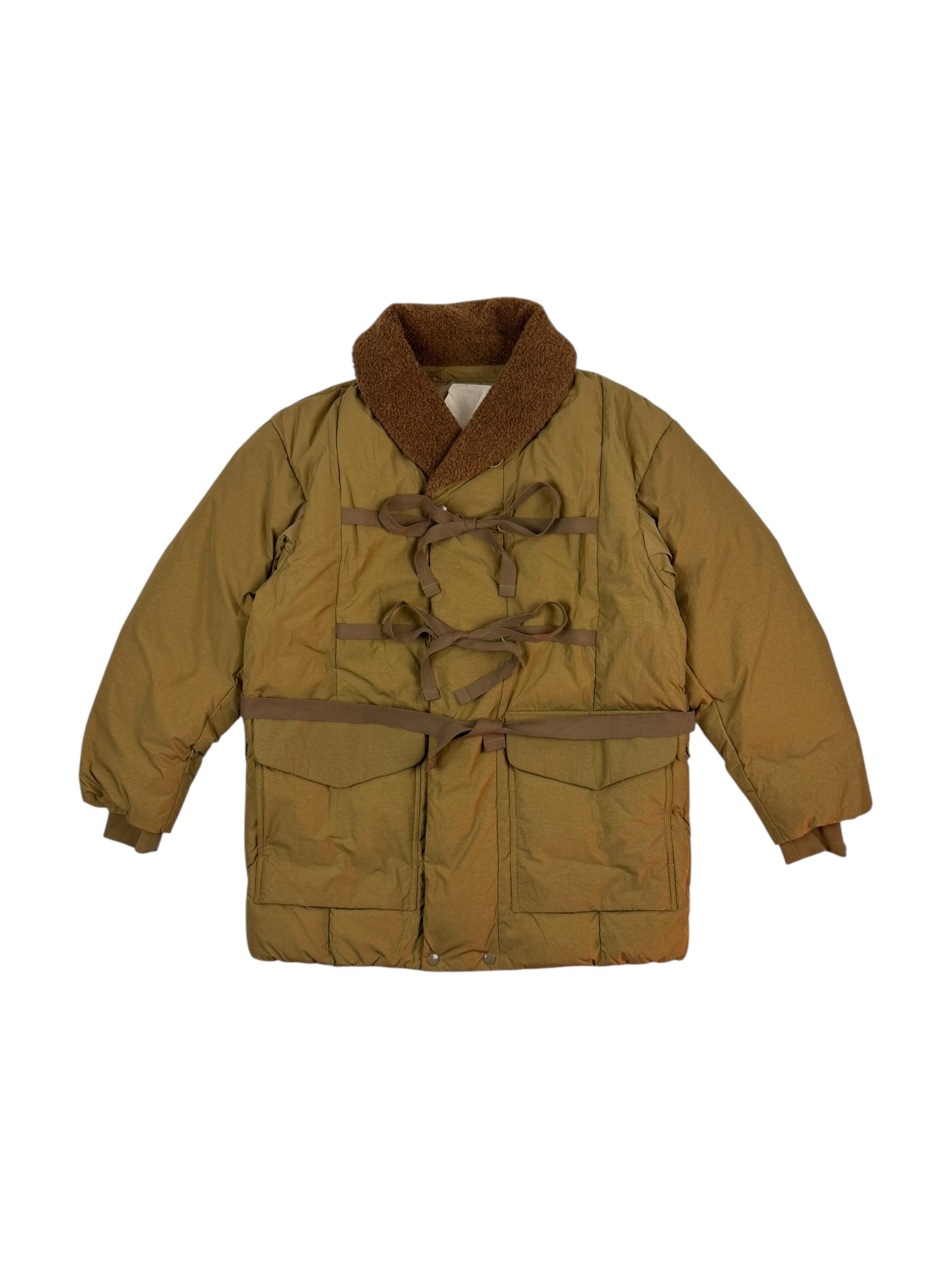 Norbit by Hiroshi Nozawa Shawl Collar Boa Down Jacket