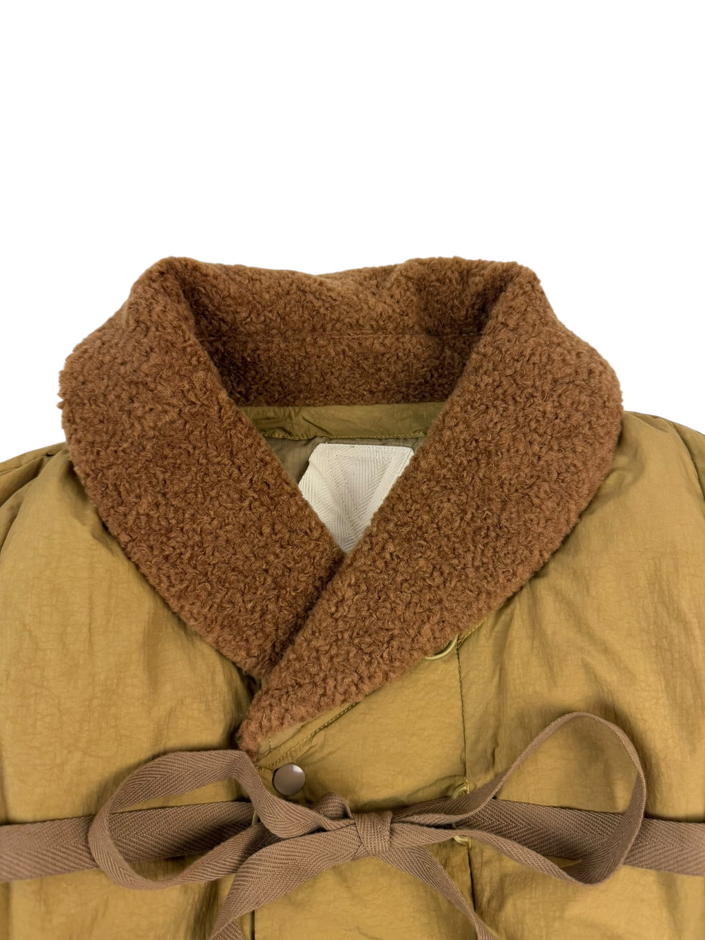 Norbit by Hiroshi Nozawa Shawl Collar Boa Down Jacket