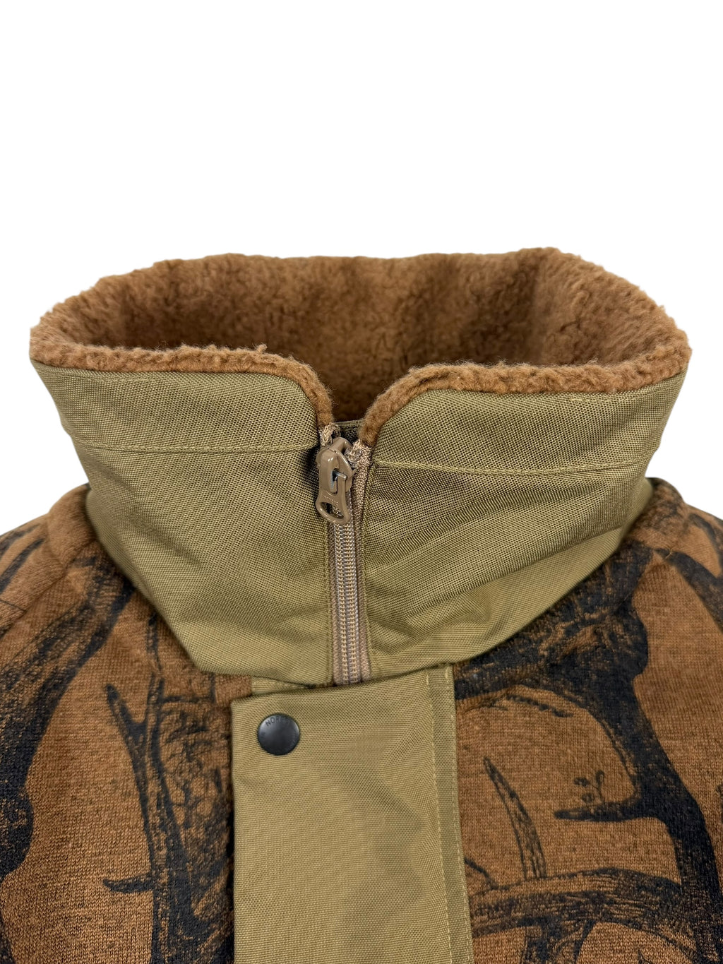 Norbit by Hiroshi Nozawa Horn Tree Wool Boa Fleece Jacket