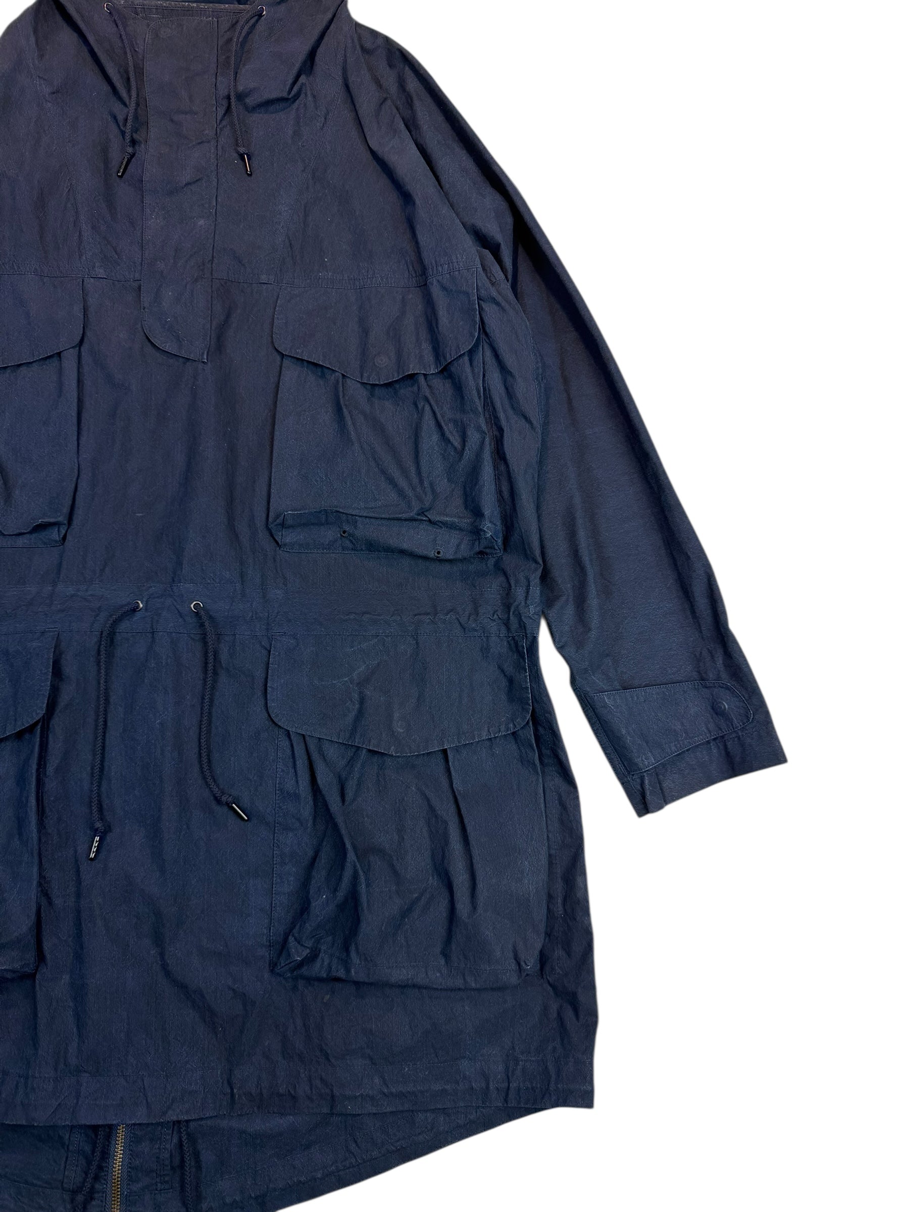 Snow Peak C/N Long Indigo Parka