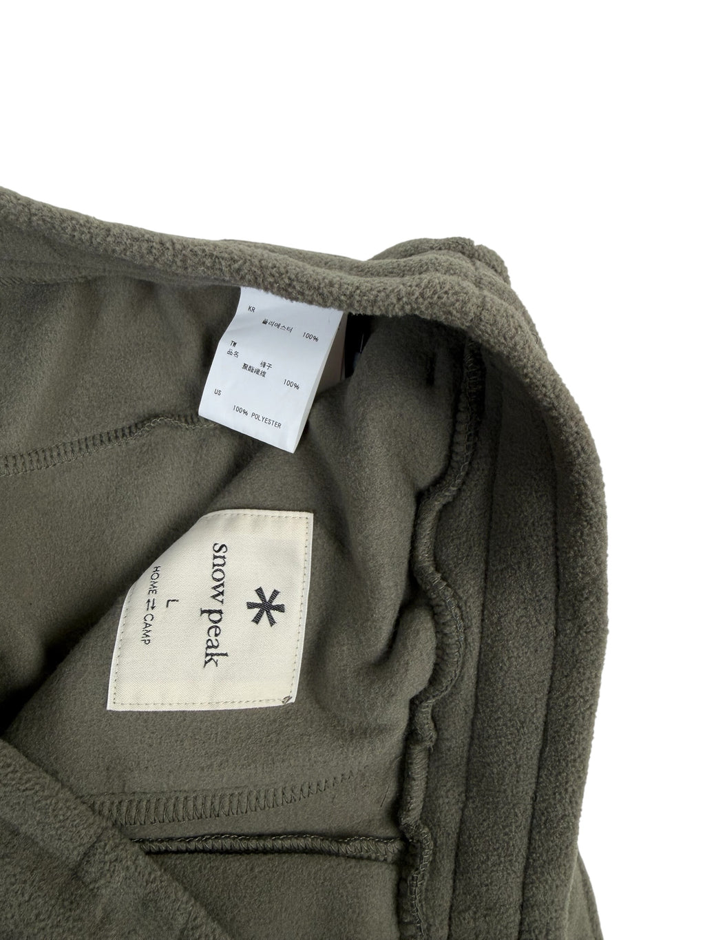 Snow Peak Micro Fleece Khaki Pants