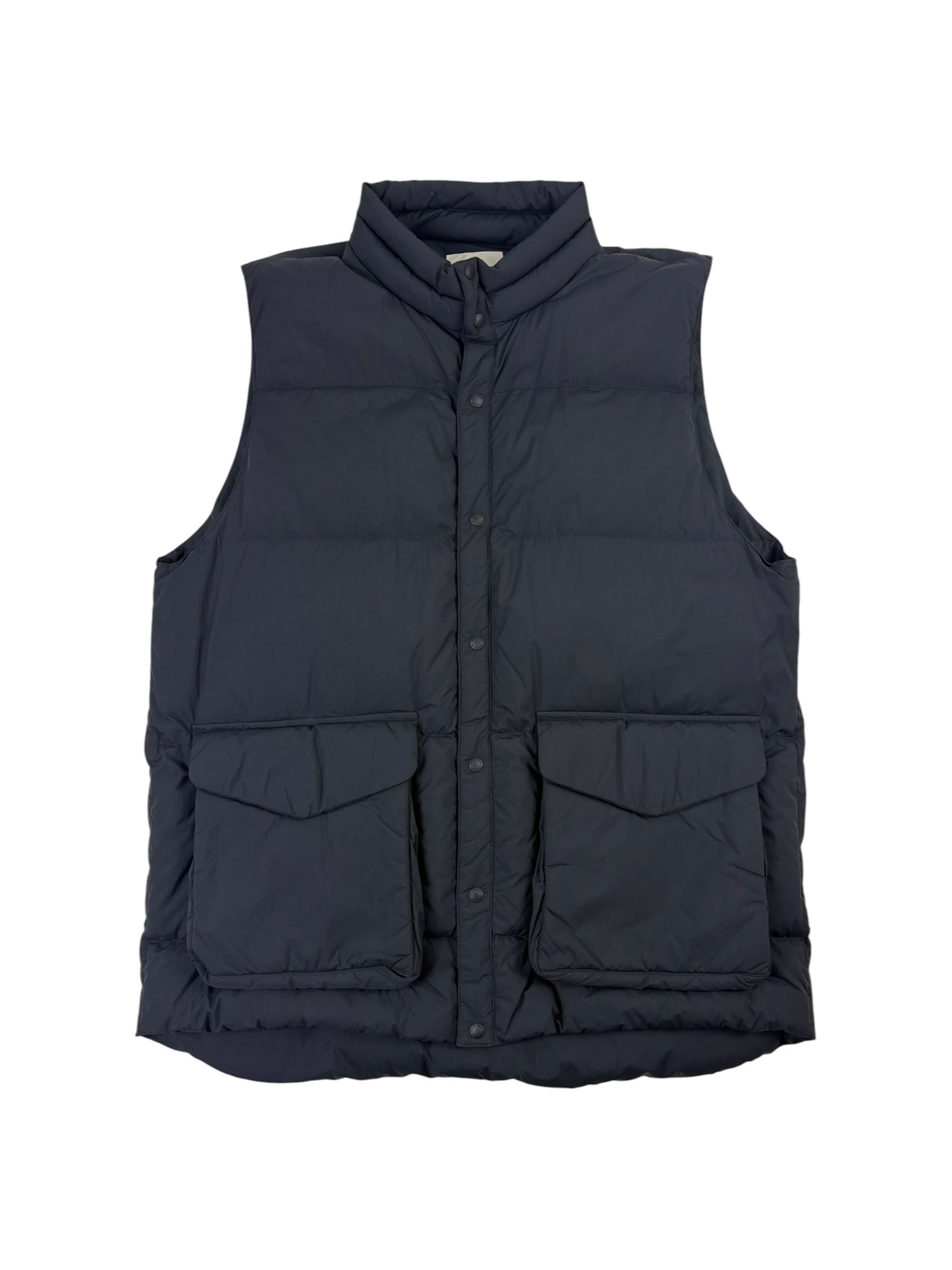 Snow Peak Nylon Recycled Down Black Vest