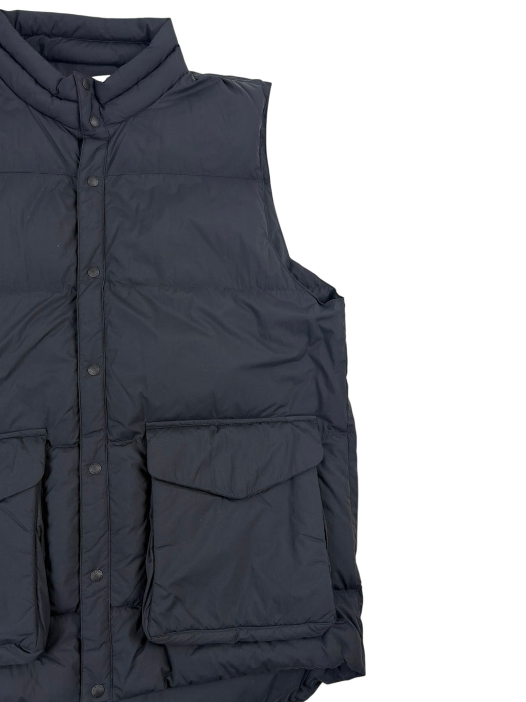 Snow Peak Nylon Recycled Down Black Vest