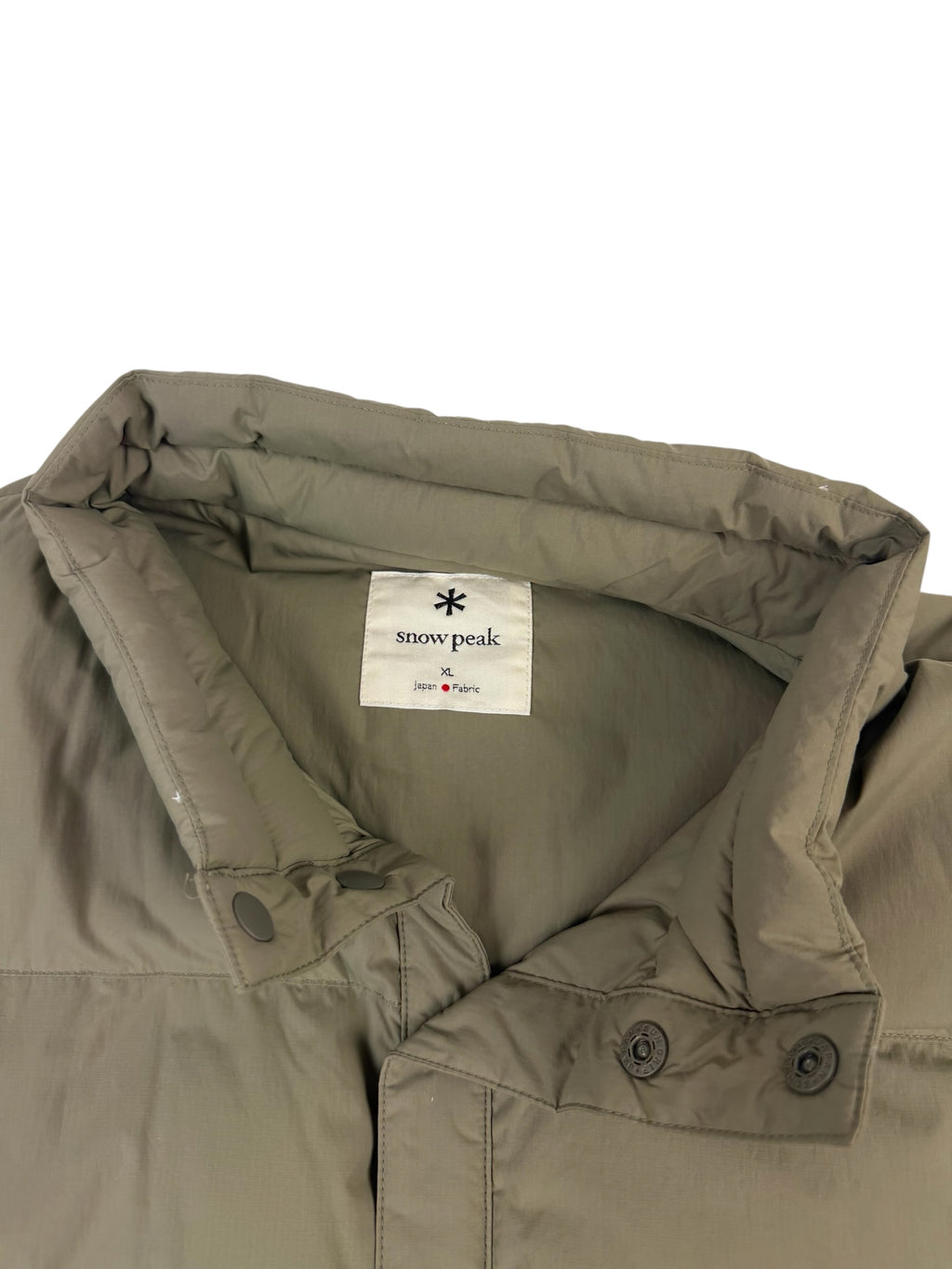 Snow Peak Recycled Down Olive Vest
