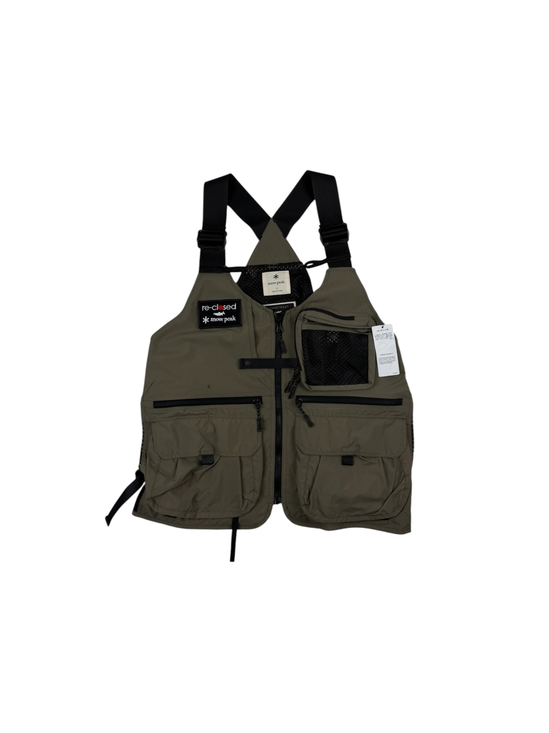 Snow Peak x Toned Trout Camp Vest