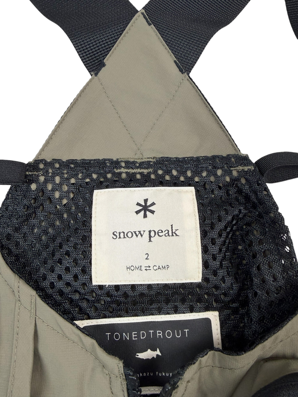Snow Peak x Toned Trout Camp Vest