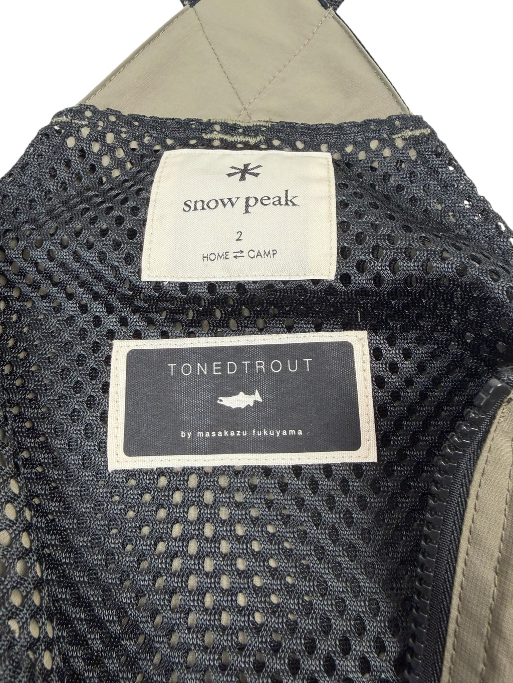 Snow Peak x Toned Trout Camp Vest