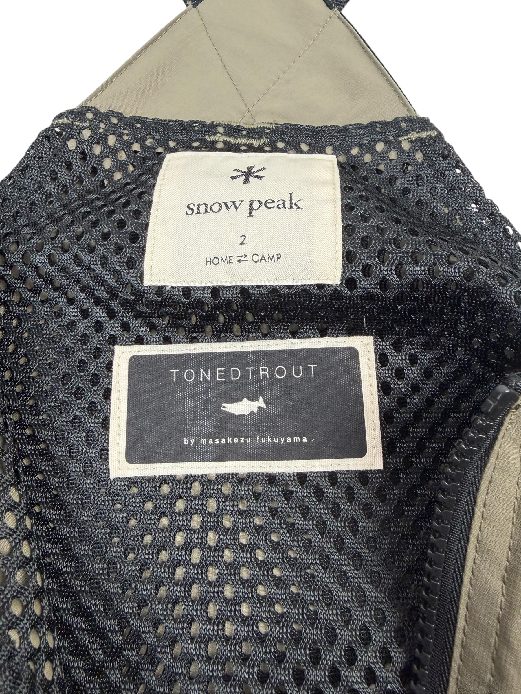 Snow Peak x Toned Trout Camp Vest