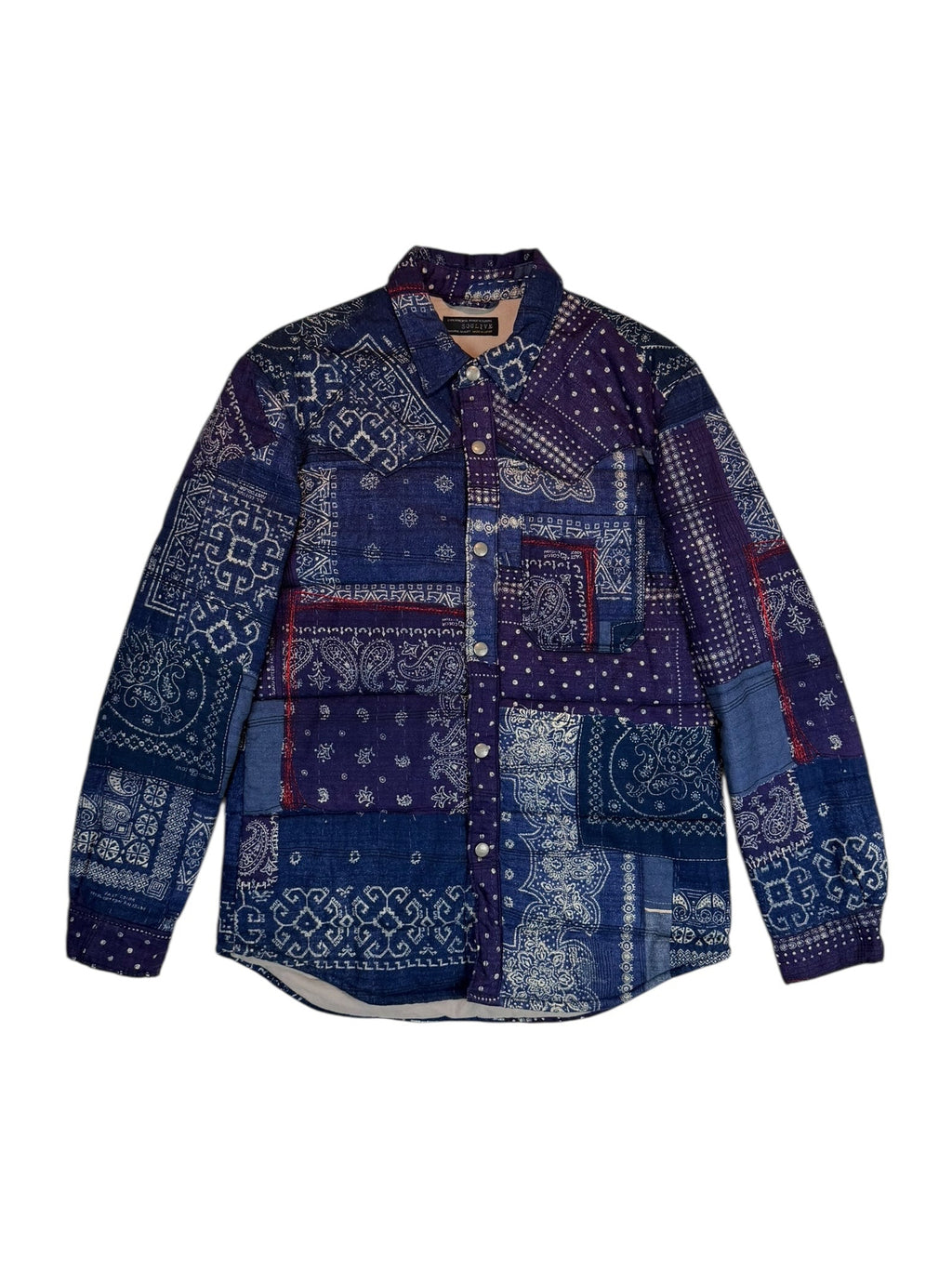 Soulive Patchwork Bandana Quilted Jacket