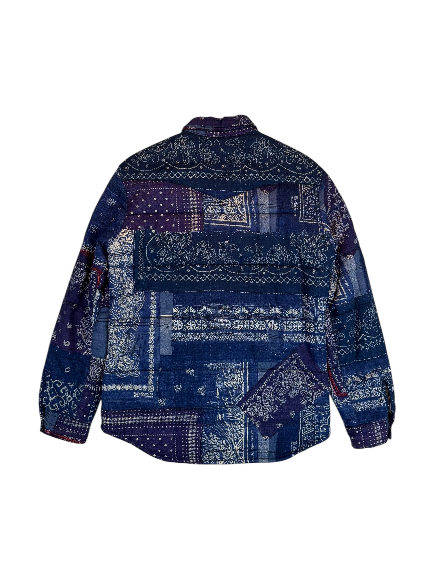 Soulive Patchwork Bandana Quilted Jacket