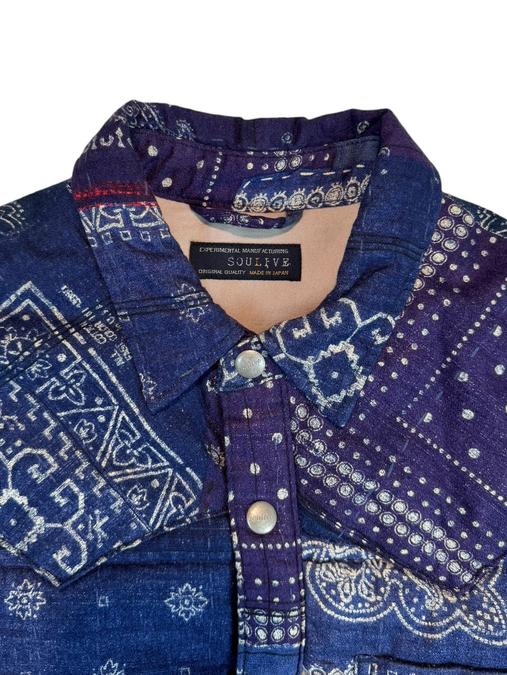 Soulive Patchwork Bandana Quilted Jacket