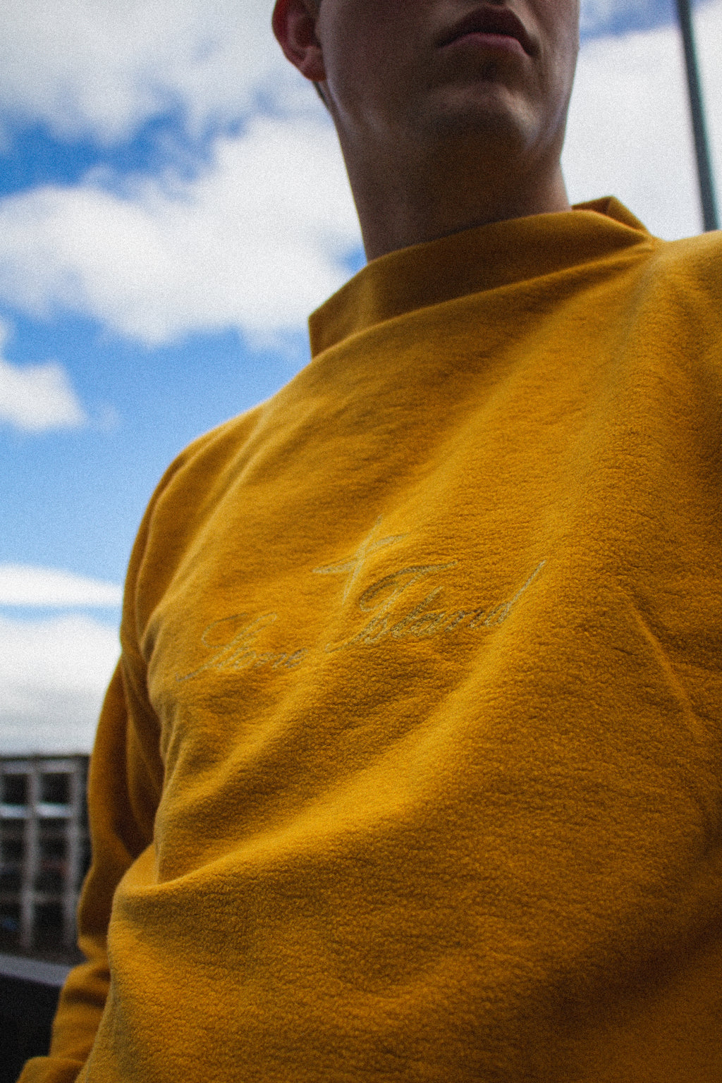 Stone Island 1987 Spell-Out Mock Neck Sweater